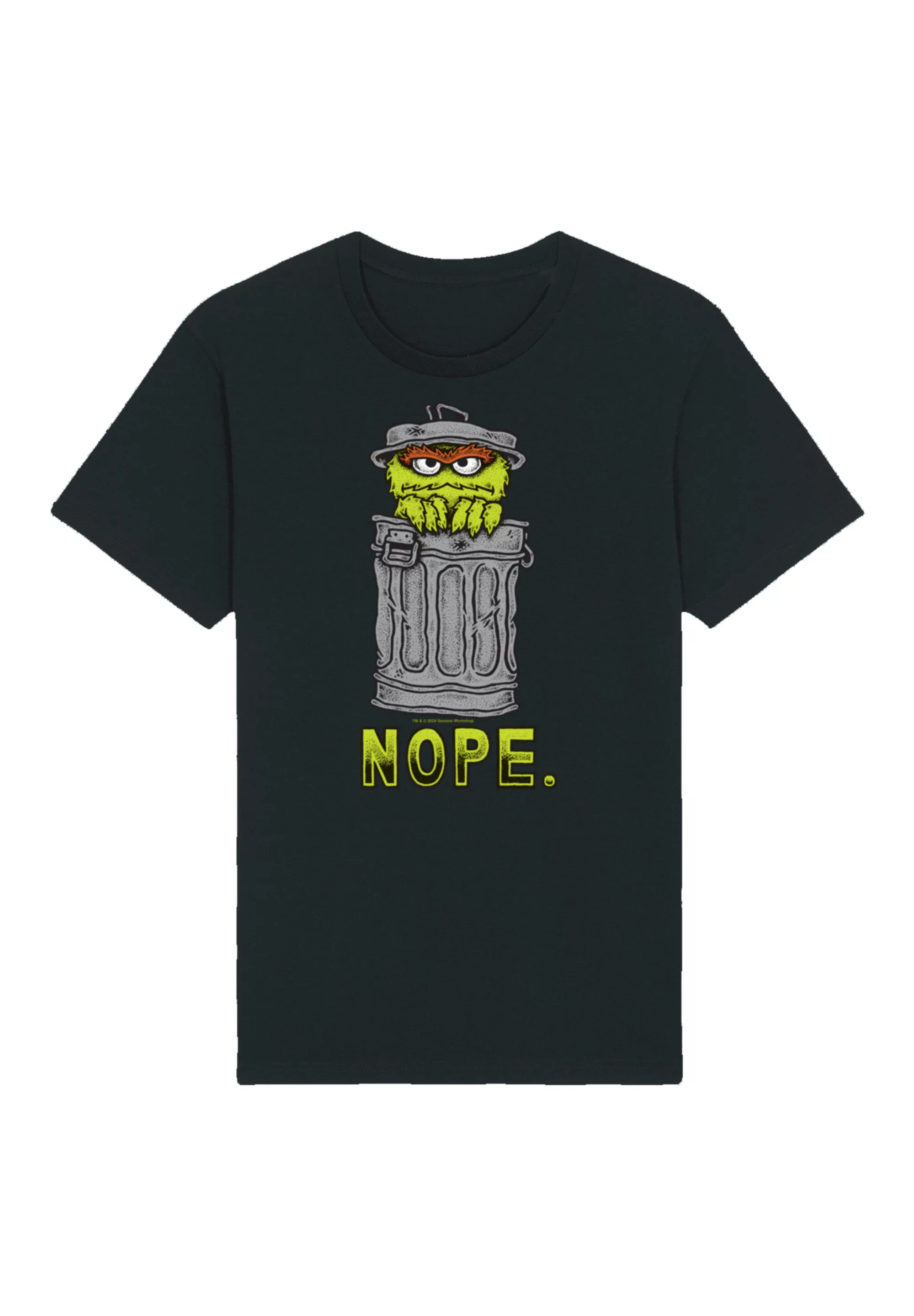 F4NT4STIC T-Shirt "Sesamstraße Oscar Nope", Premium Qualität günstig online kaufen