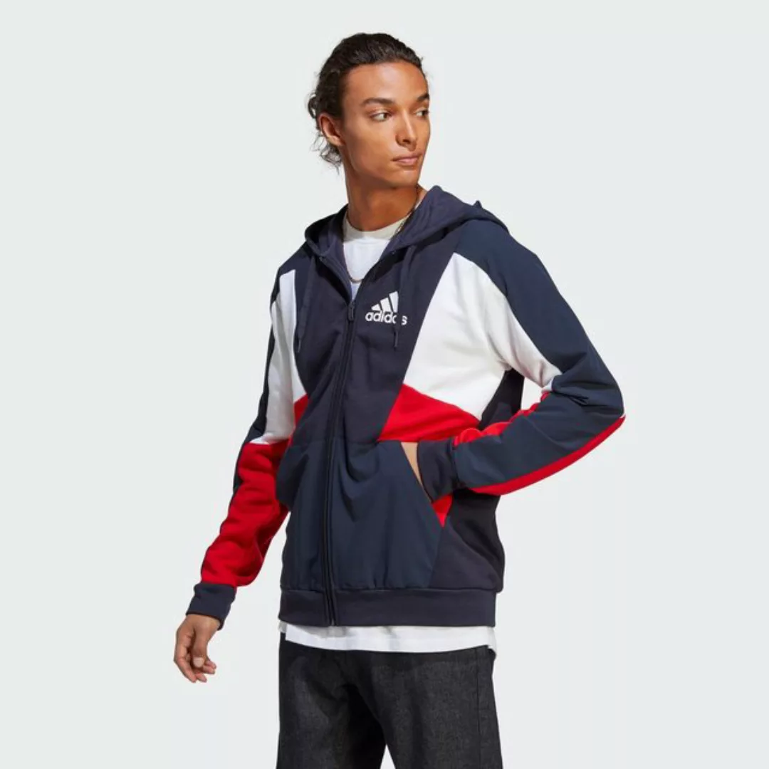 adidas Sportswear Kapuzensweatshirt ESSENTIALS COLORBLOCK KAPUZENJACKE günstig online kaufen