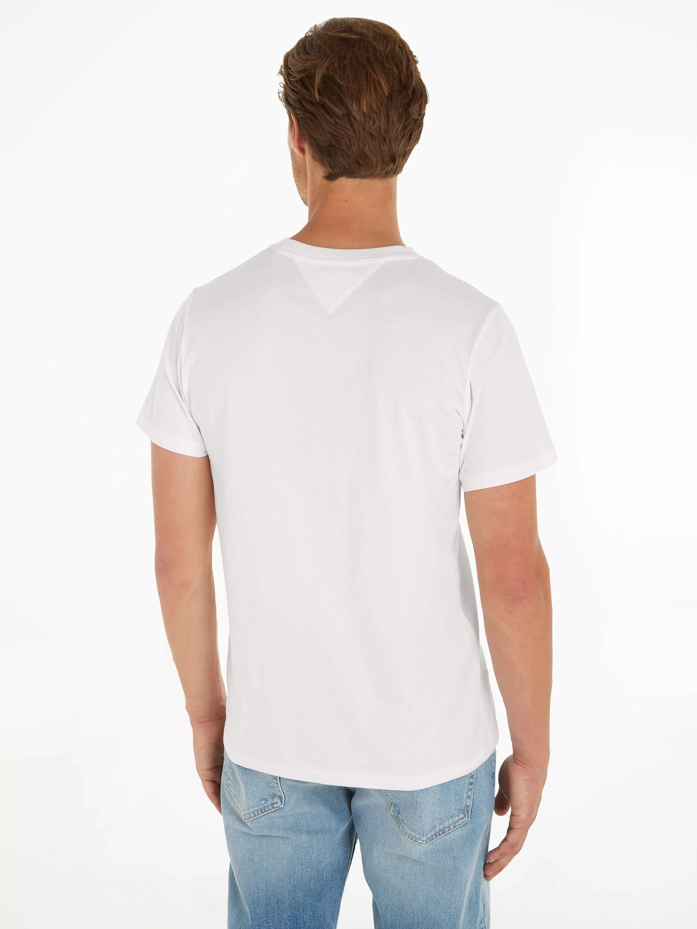 Tommy Jeans T-Shirt "TJM SLIM 2PACK S/S TOMMY DNA TEE", mit großem Tommy Hi günstig online kaufen