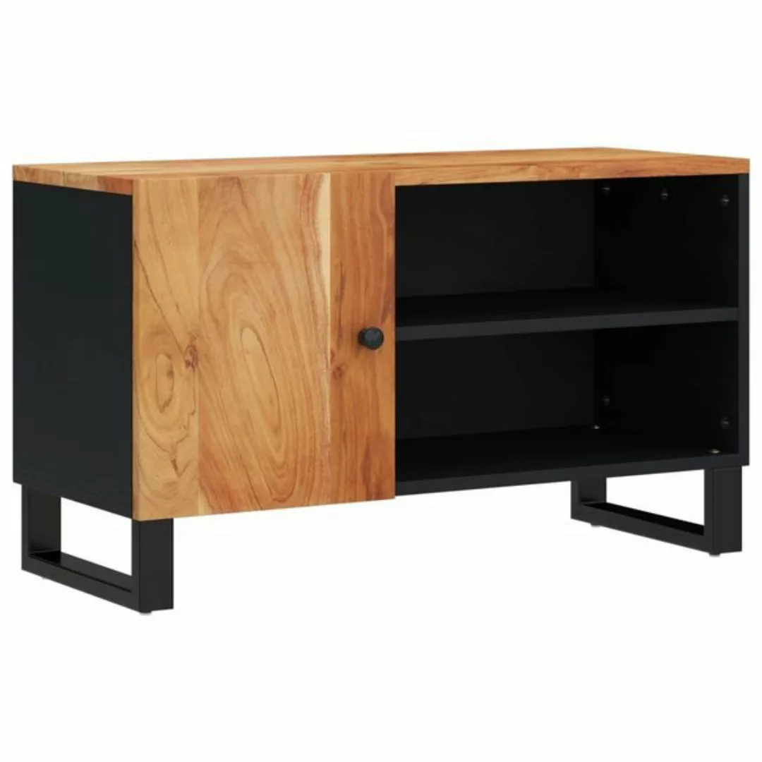 furnicato TV-Schrank 80x33x46 cm Massivholz Akazie & Holzwerkstoff (1-St) günstig online kaufen