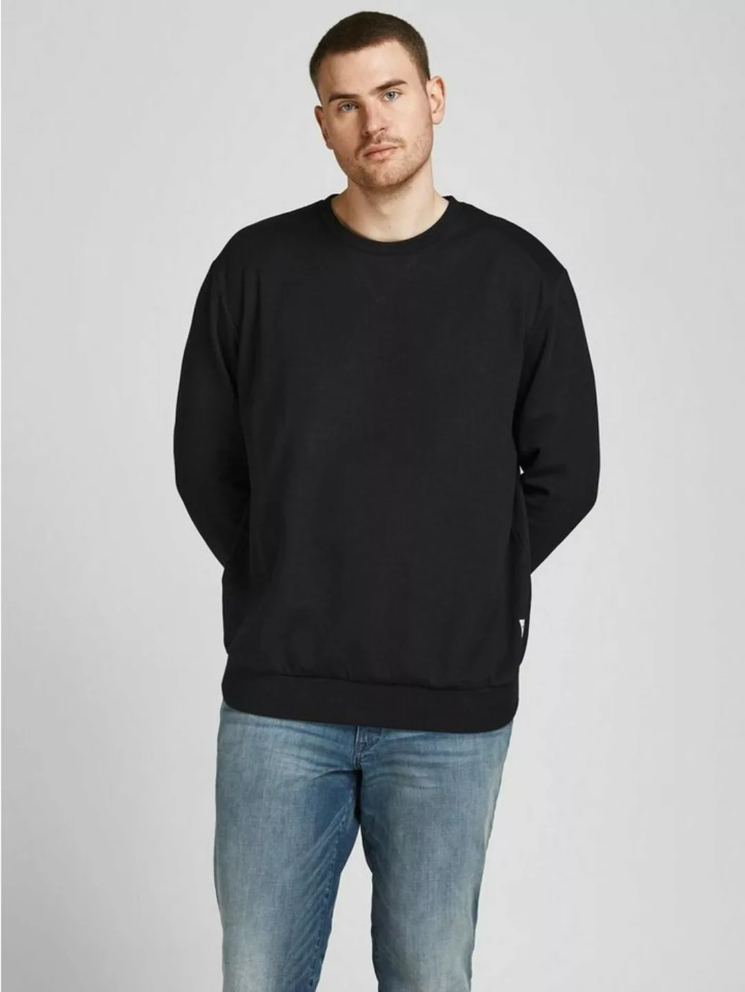 Jack & Jones Herren Rundhals Pullover JJEBASIC Plussize günstig online kaufen