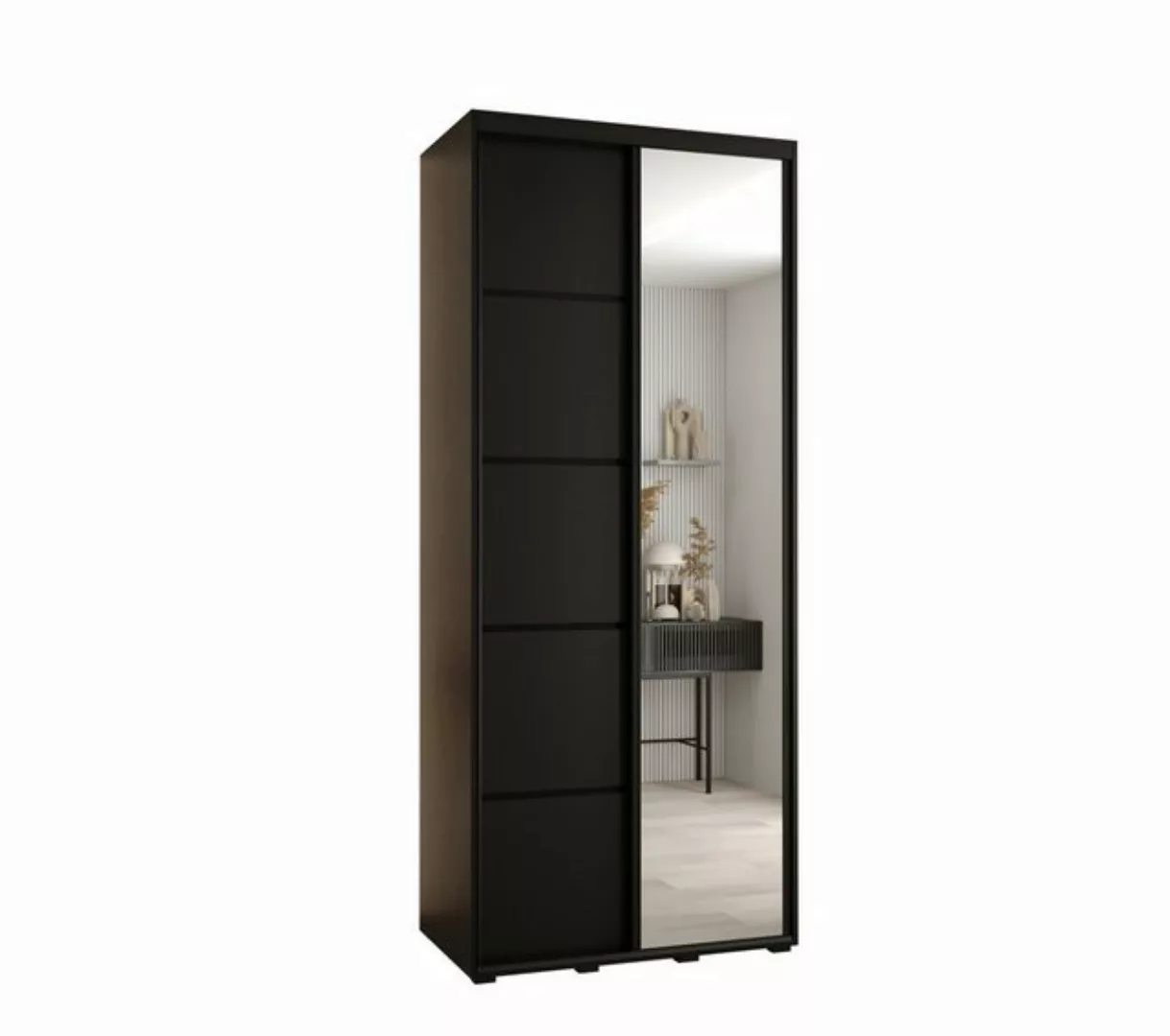 Beautysofa Kleiderschrank Moderner, eleganter Kleiderschrank mit Sprossen C günstig online kaufen