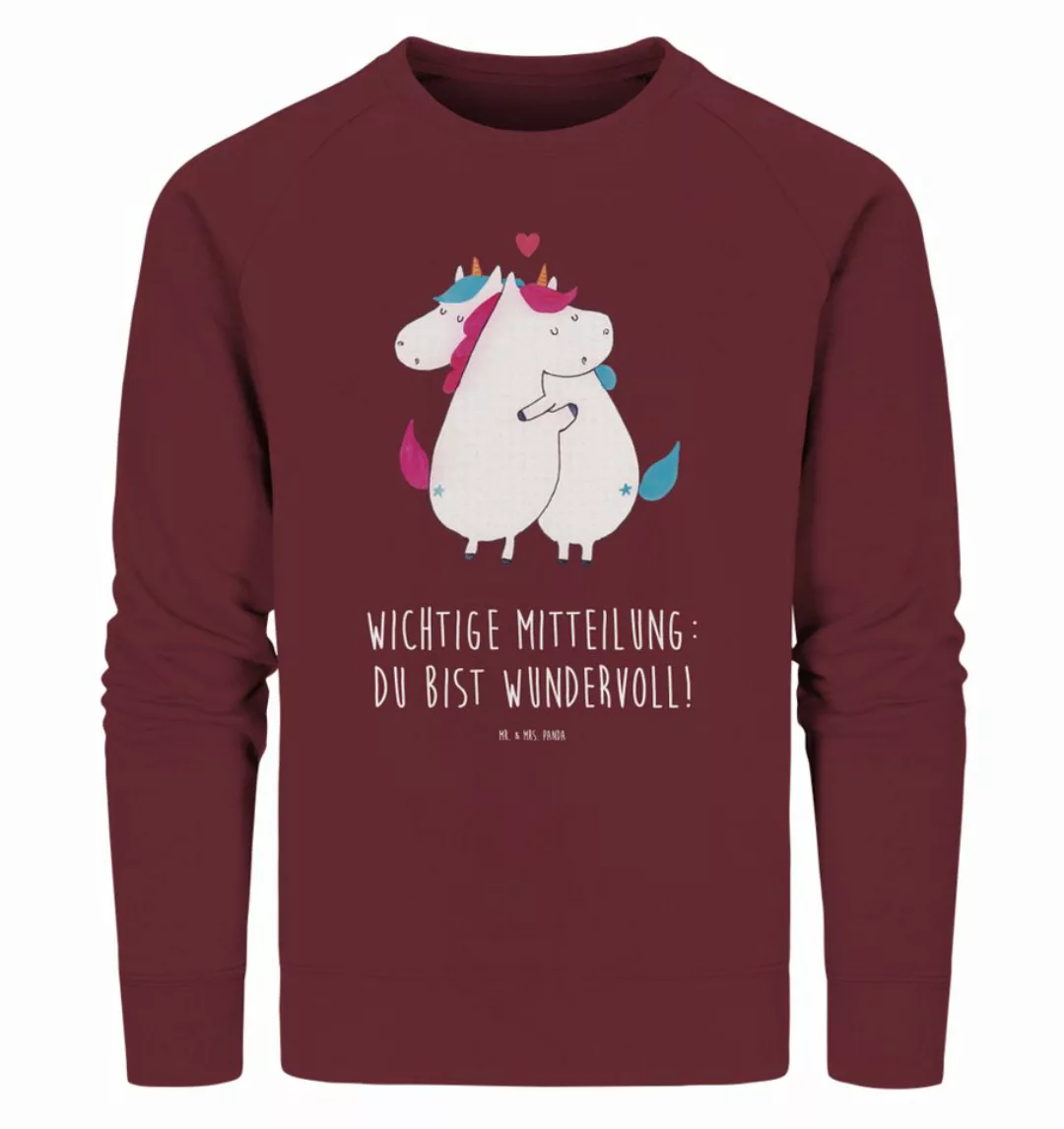 Mr. & Mrs. Panda Longpullover Größe XXL Einhorn Mitteilung - Burgundy - Ges günstig online kaufen