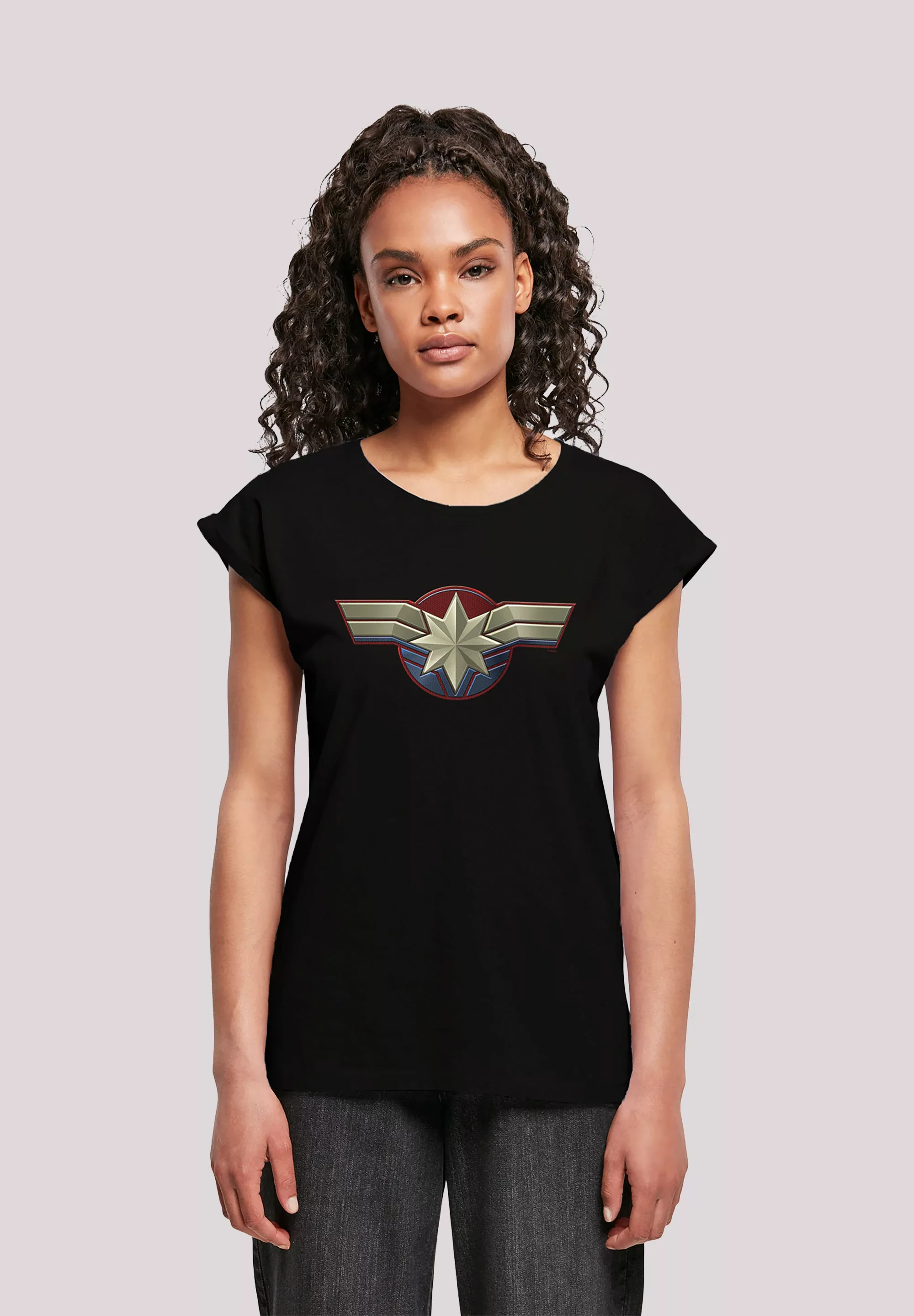 F4NT4STIC T-Shirt "Captain Marvel Chest Emblem" günstig online kaufen