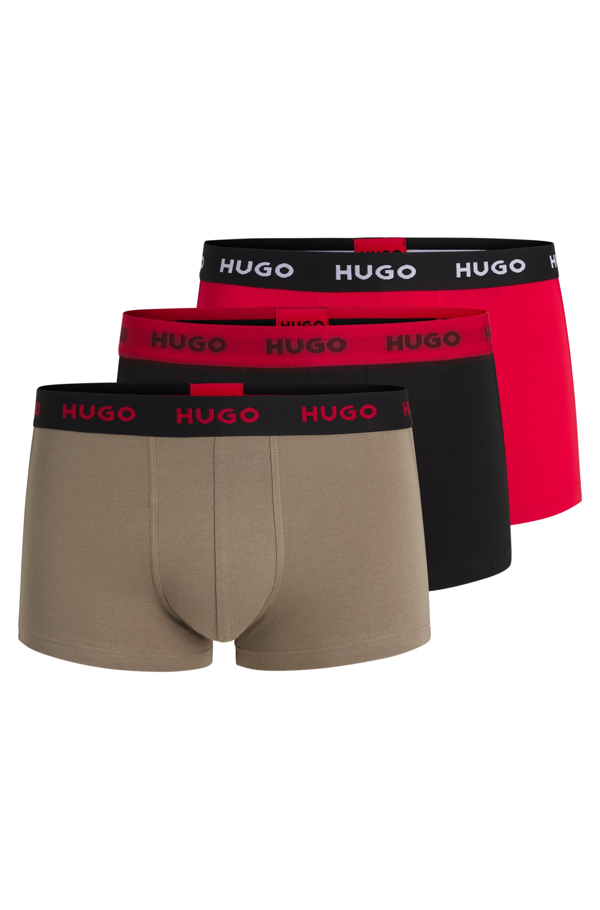 HUGO Underwear Trunk "TRUNK TRIPLET PACK", (Packung, 3 St.), mit Logoschrif günstig online kaufen