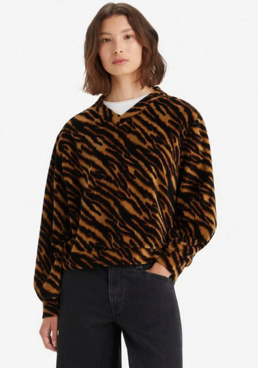 Levi's® Sweatshirt HALF MOON PULL OVER im Animal-Look günstig online kaufen