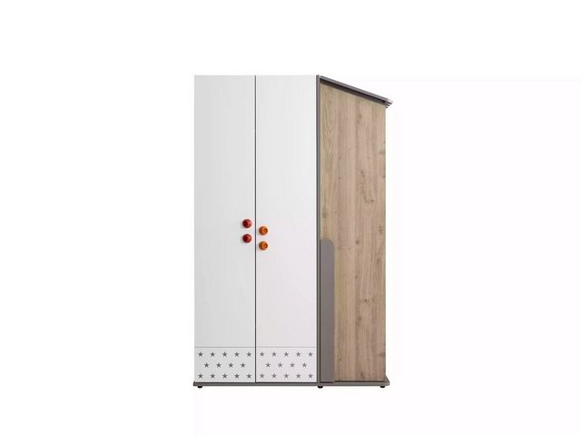 JVmoebel Drehtürenschrank Modern Kleiderschrank Holzschrank Möbel Holz 3 Tü günstig online kaufen