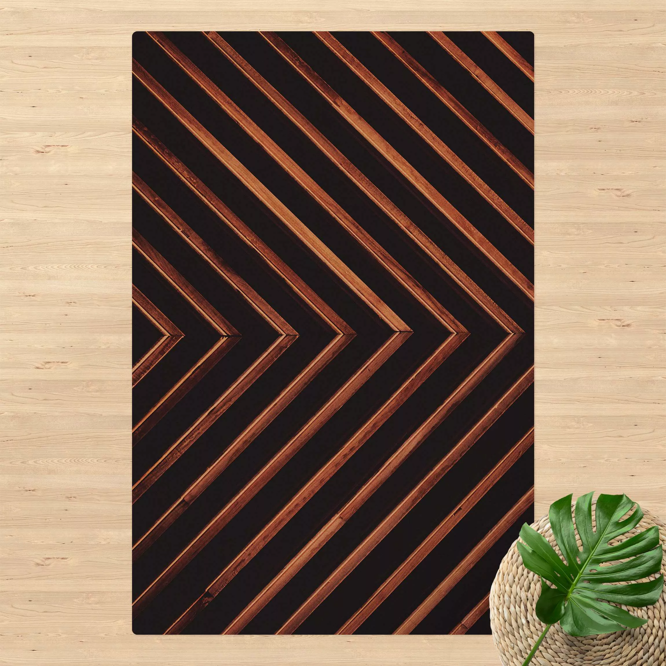 Kork-Teppich Symmetrie aus Holz günstig online kaufen