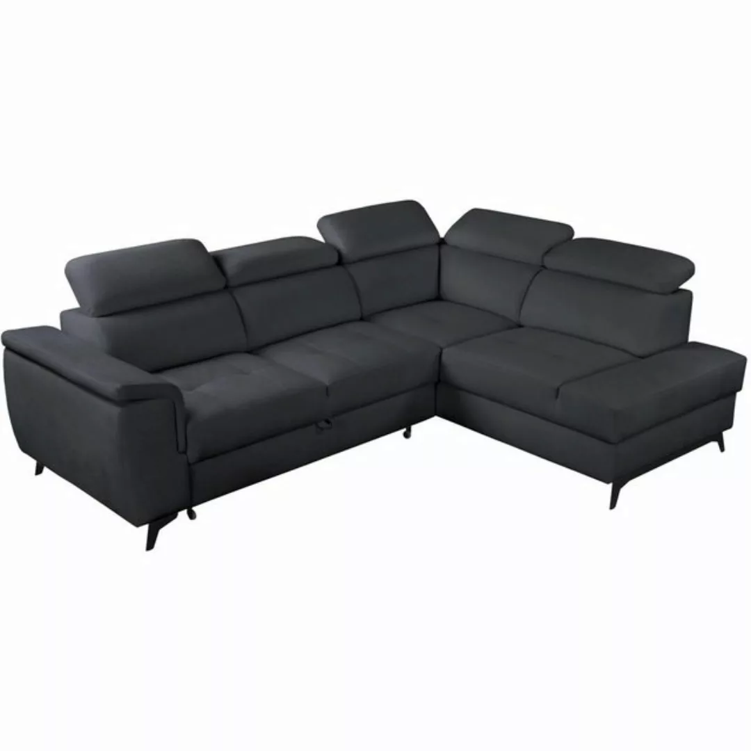 Beautysofa Ecksofa Modernes elegantes stilvolles bequemes Ecksofa ATLAS L, günstig online kaufen