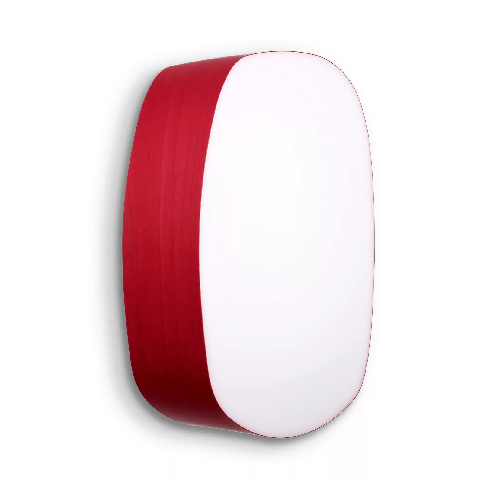LZF Guijarro Medium LED-Wandleuchte, rot günstig online kaufen