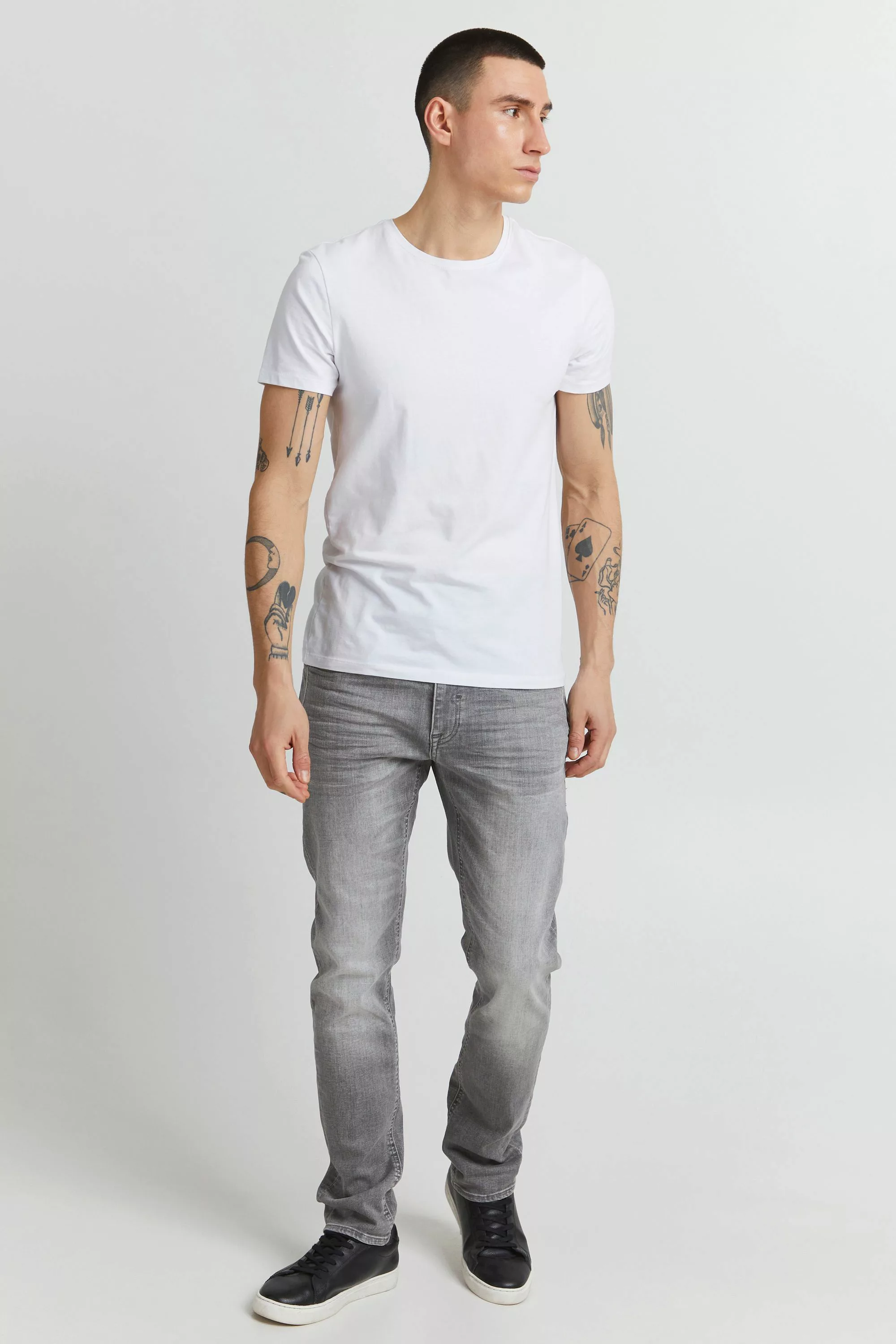 Blend Slim-fit-Jeans Slim Fit Jeans Basic Denim Hose Stoned Washed TWISTER günstig online kaufen