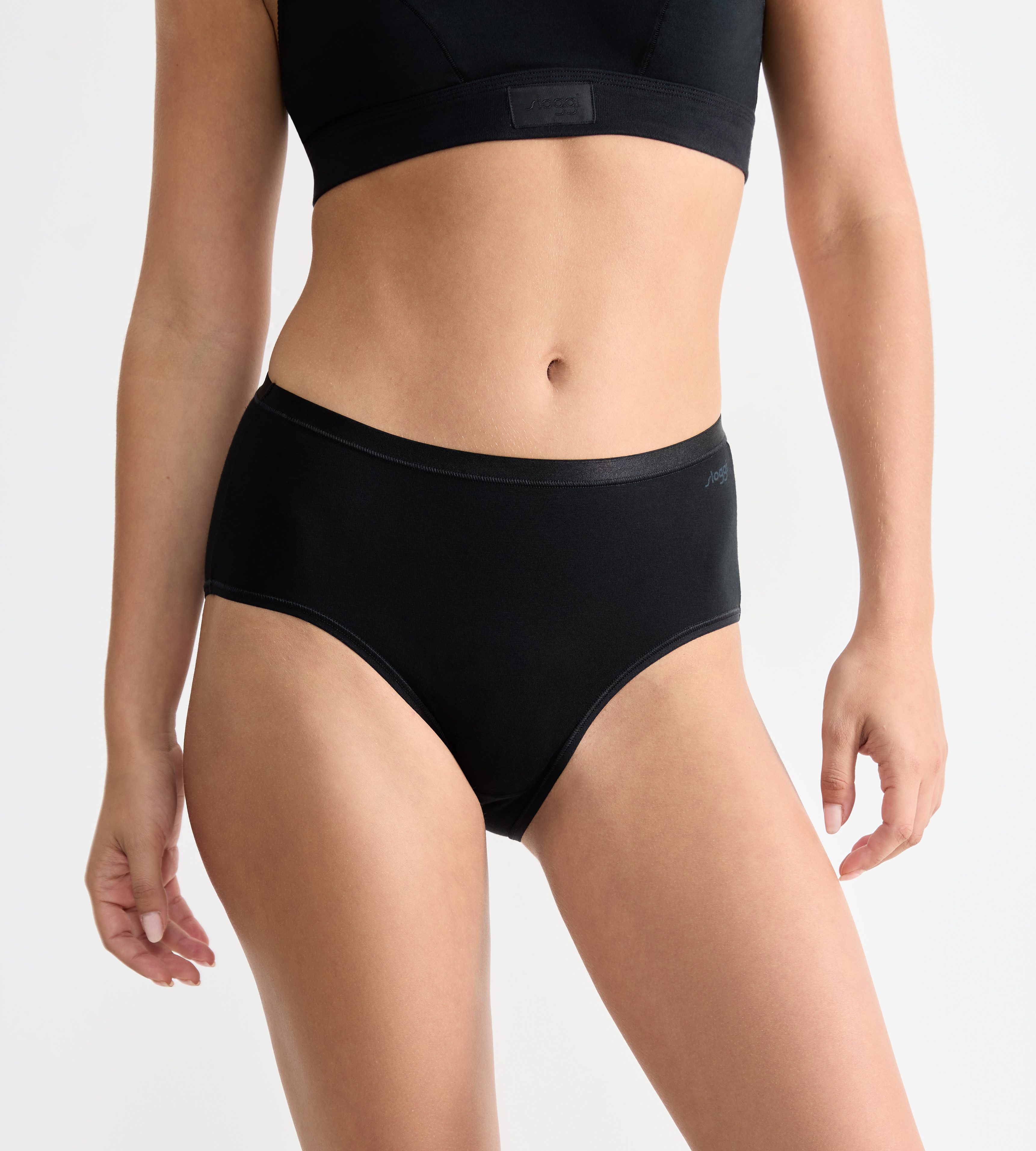 sloggi Midislip "GO Daily Cotton", (3er Pack), Glanz-Effekt Details, weich, günstig online kaufen