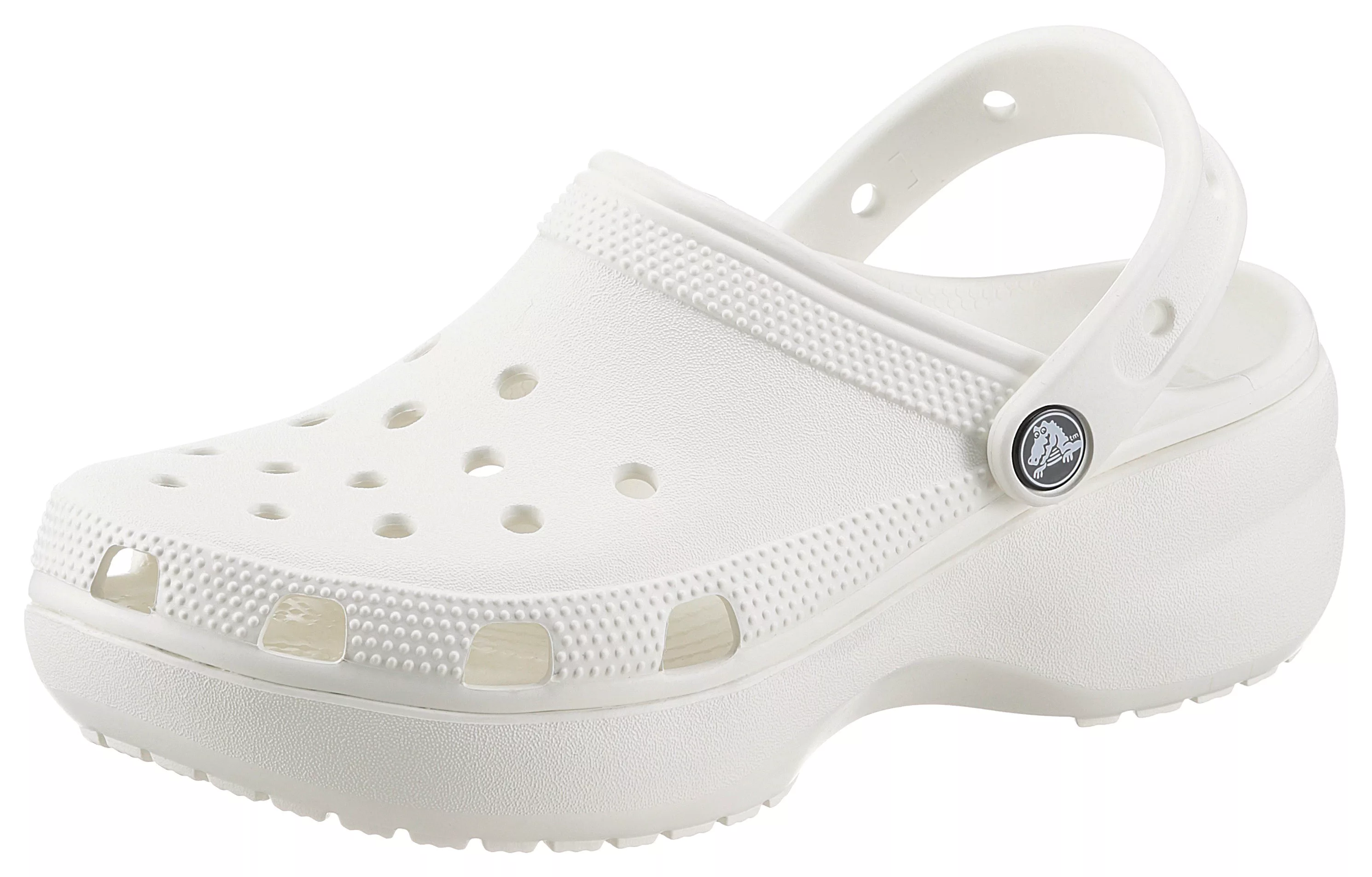 Crocs Classic Platform Clogs EU 41 White günstig online kaufen