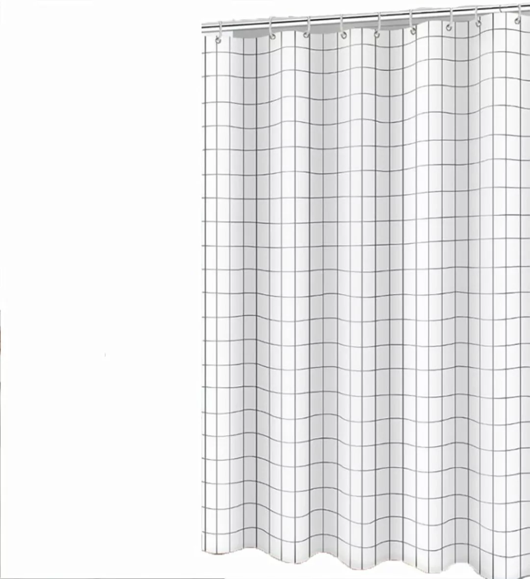 Fanci Home Duschvorhang Kariert Polyester Anti-Schimmel günstig online kaufen