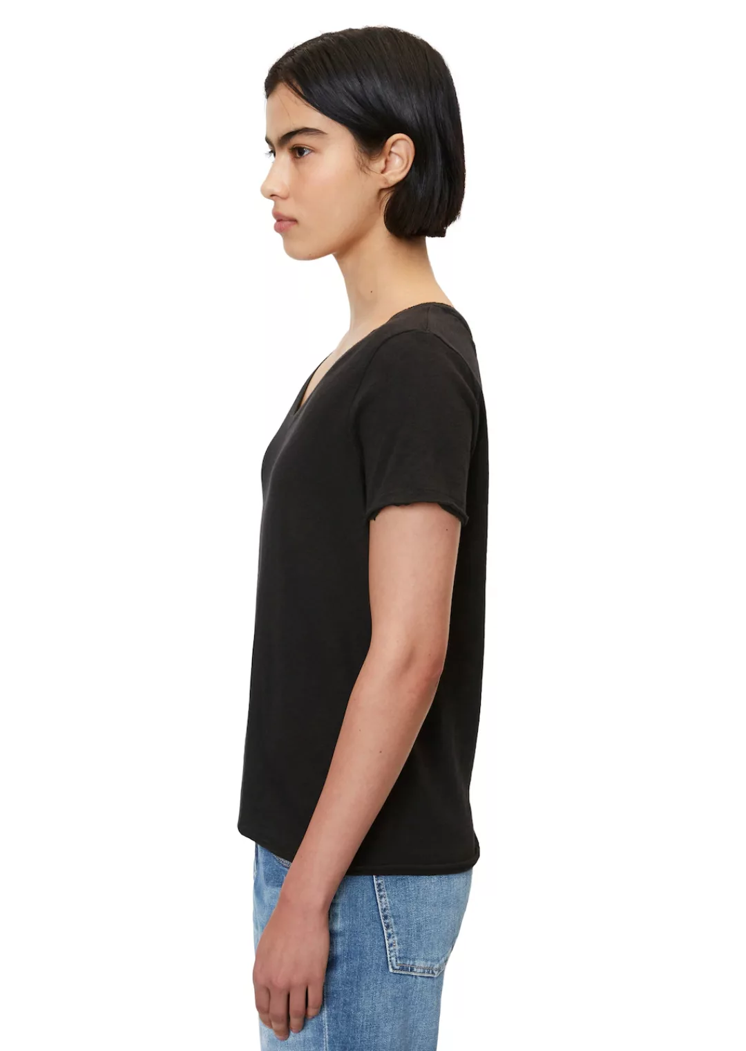 Marc OPolo DENIM T-Shirt "aus Organic Cotton Slub Jersey" günstig online kaufen