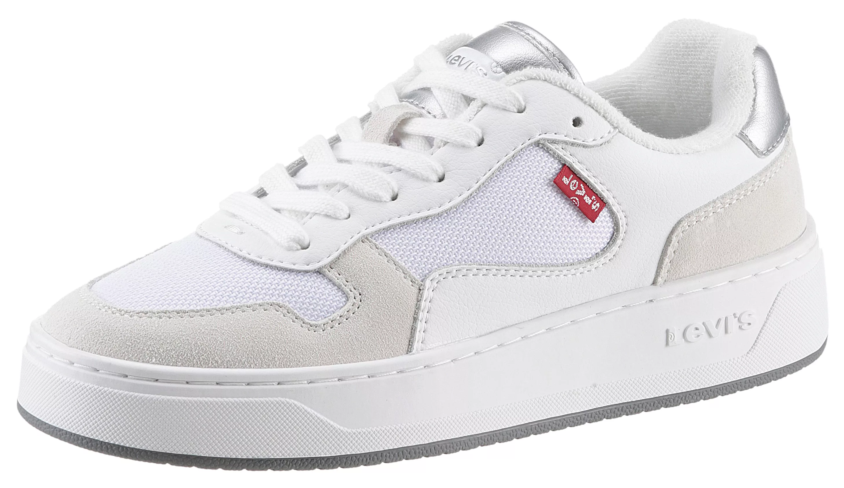 Levis Plateausneaker "GLIDE S", mit Kontrastbesätzen, Freizeitschuh, Halbsc günstig online kaufen