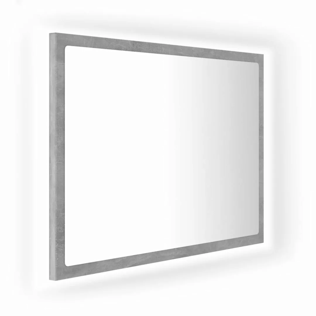 Led-badspiegel Betongrau 60x8,5x37 Cm Spanplatte günstig online kaufen