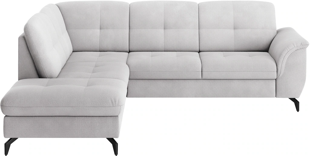 sit&more Ecksofa "Zora L-Form", wahlweise mit Bettfunktion und Bettkasten günstig online kaufen