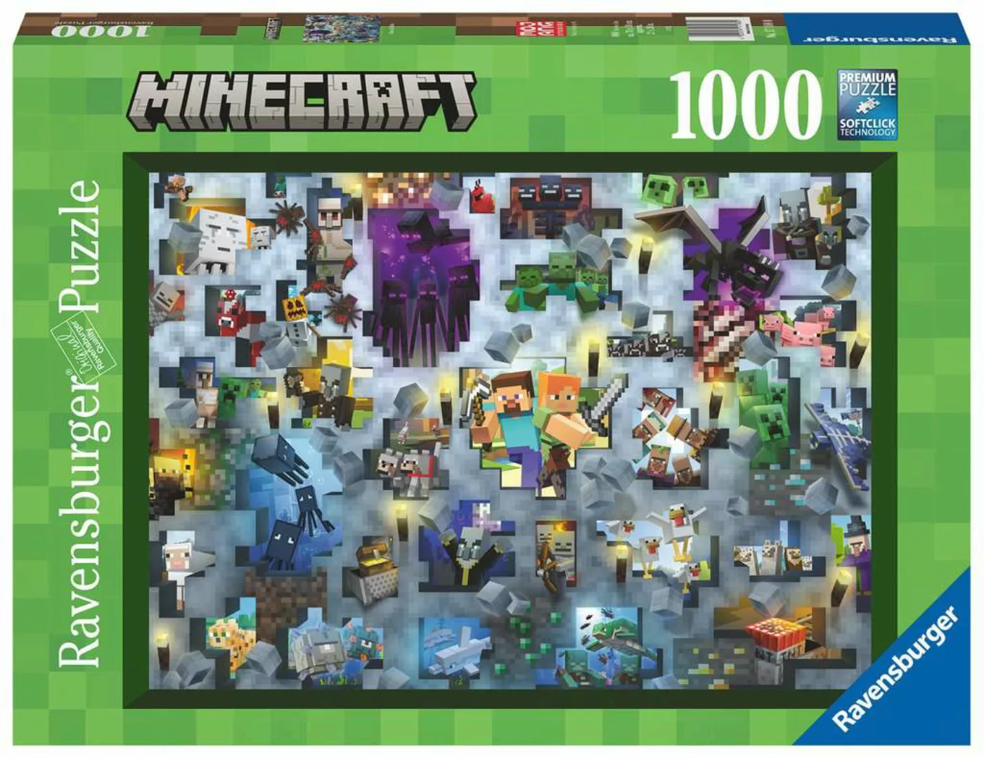 Minecraft Mobs - Puzzle 1000 Teile günstig online kaufen