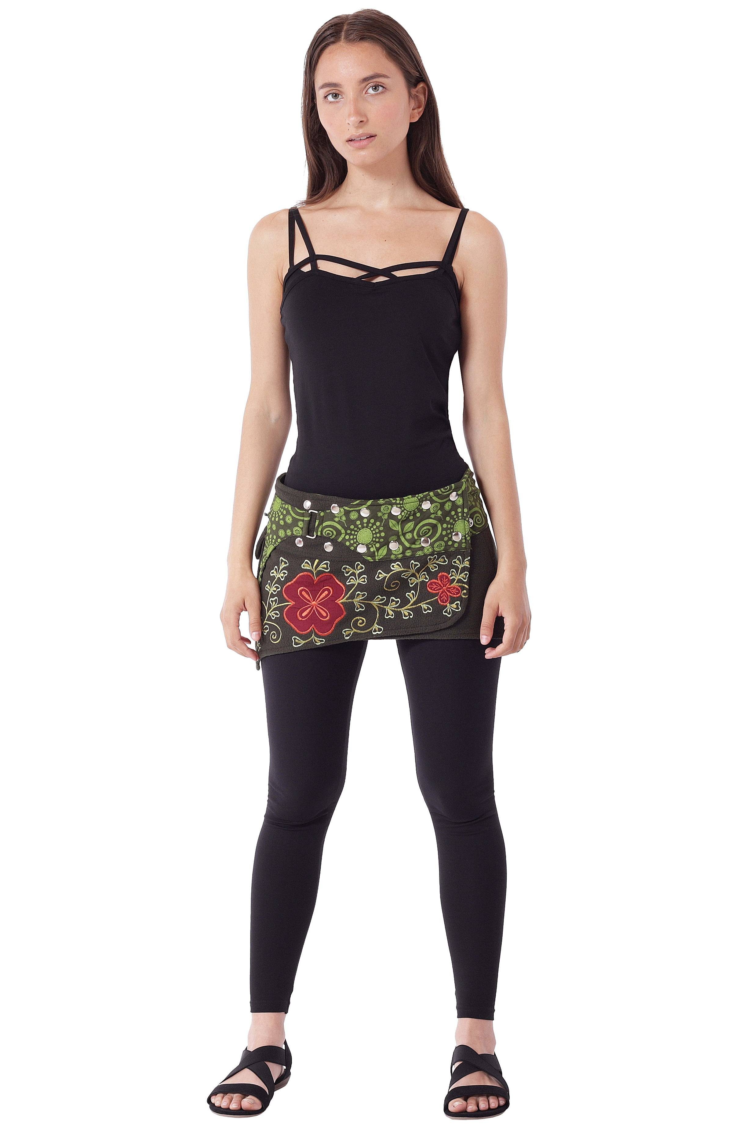 PUREWONDER Wickelrock Nierenwärmer mit Druckknöpfen sk22 günstig online kaufen
