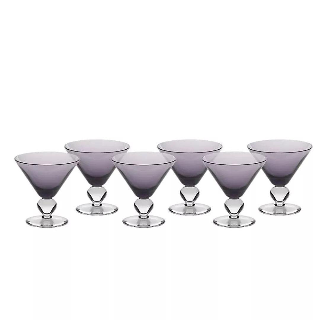 Eiscremeglas Cocktail 6er-Set Colori Vero 11cm lila günstig online kaufen