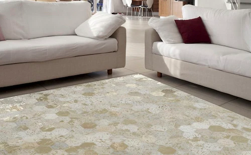 calo-deluxe Fellteppich »Scarllet 210«, rechteckig, 8 mm Höhe, echtes Rinde günstig online kaufen