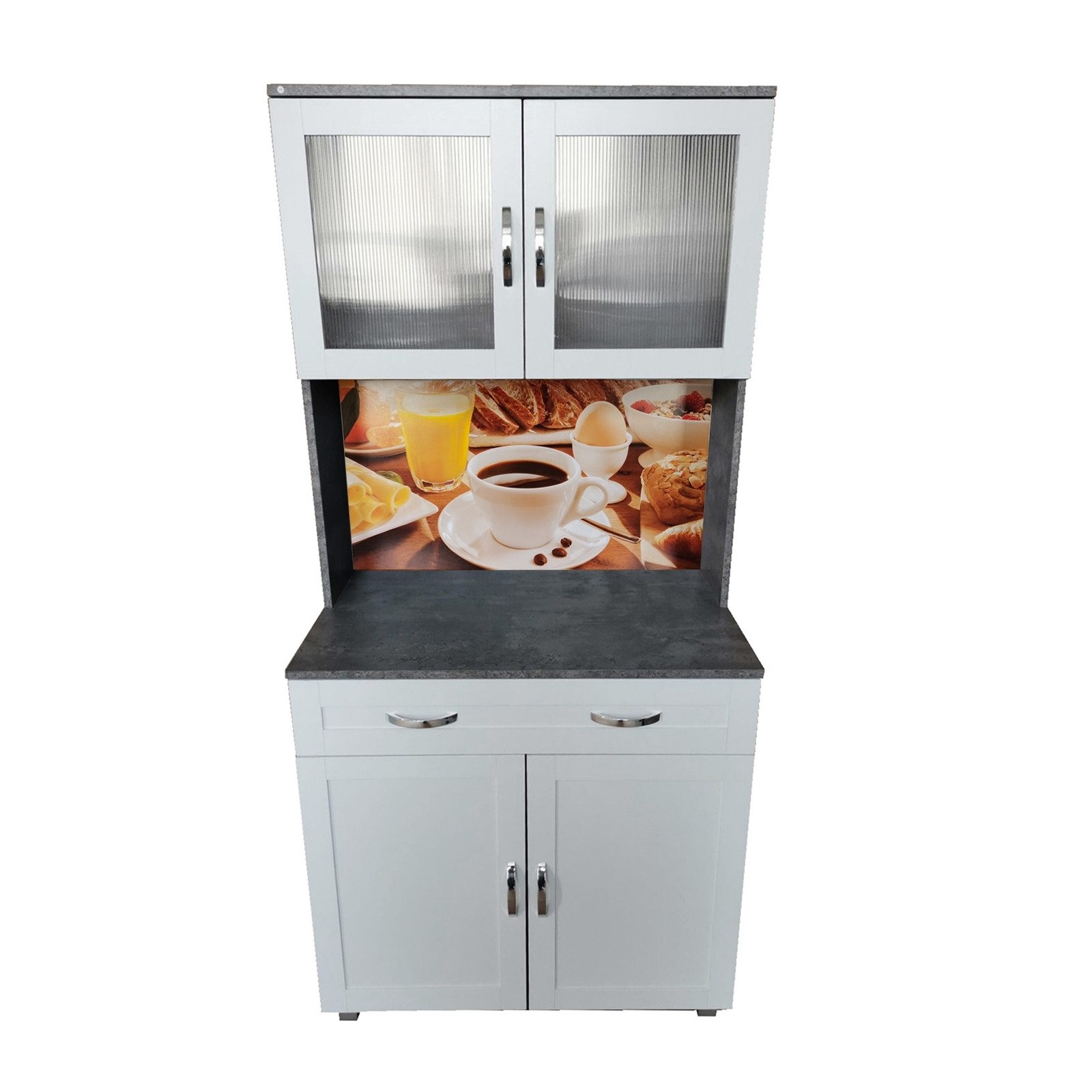 HTI-Living Hochschrank Küchenbuffet 1 Schublade Blanca günstig online kaufen