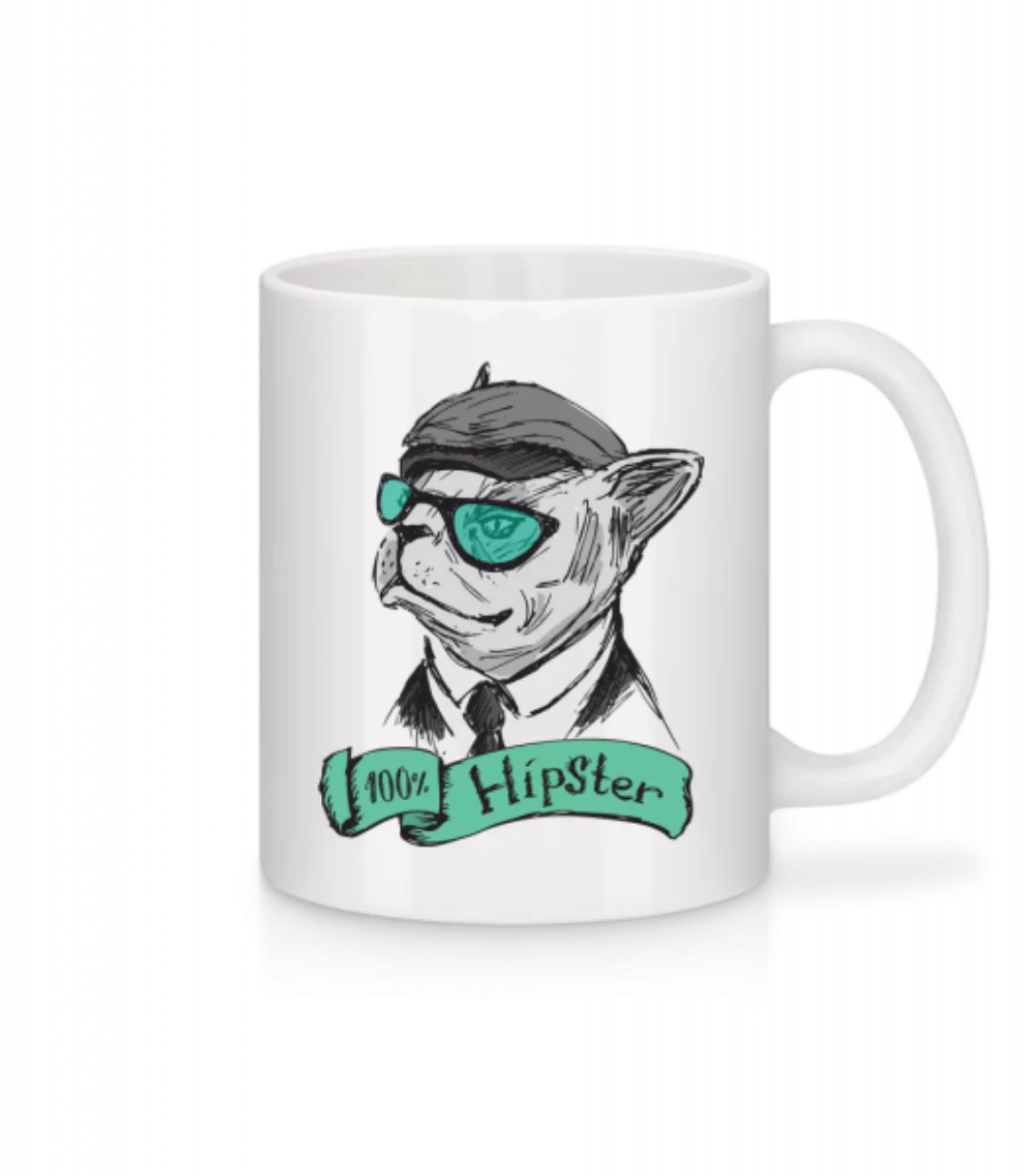 100% Hipster Hund · Tasse günstig online kaufen