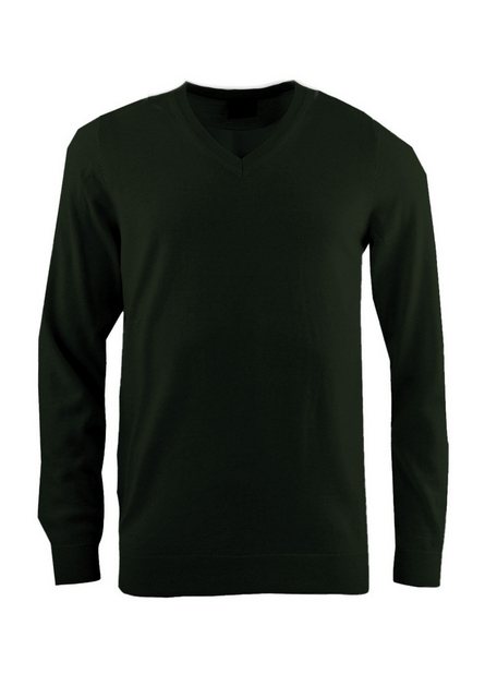 MARVELIS V-Ausschnitt-Pullover Pullover - Merino - Casual Fit - V-Ausschnit günstig online kaufen