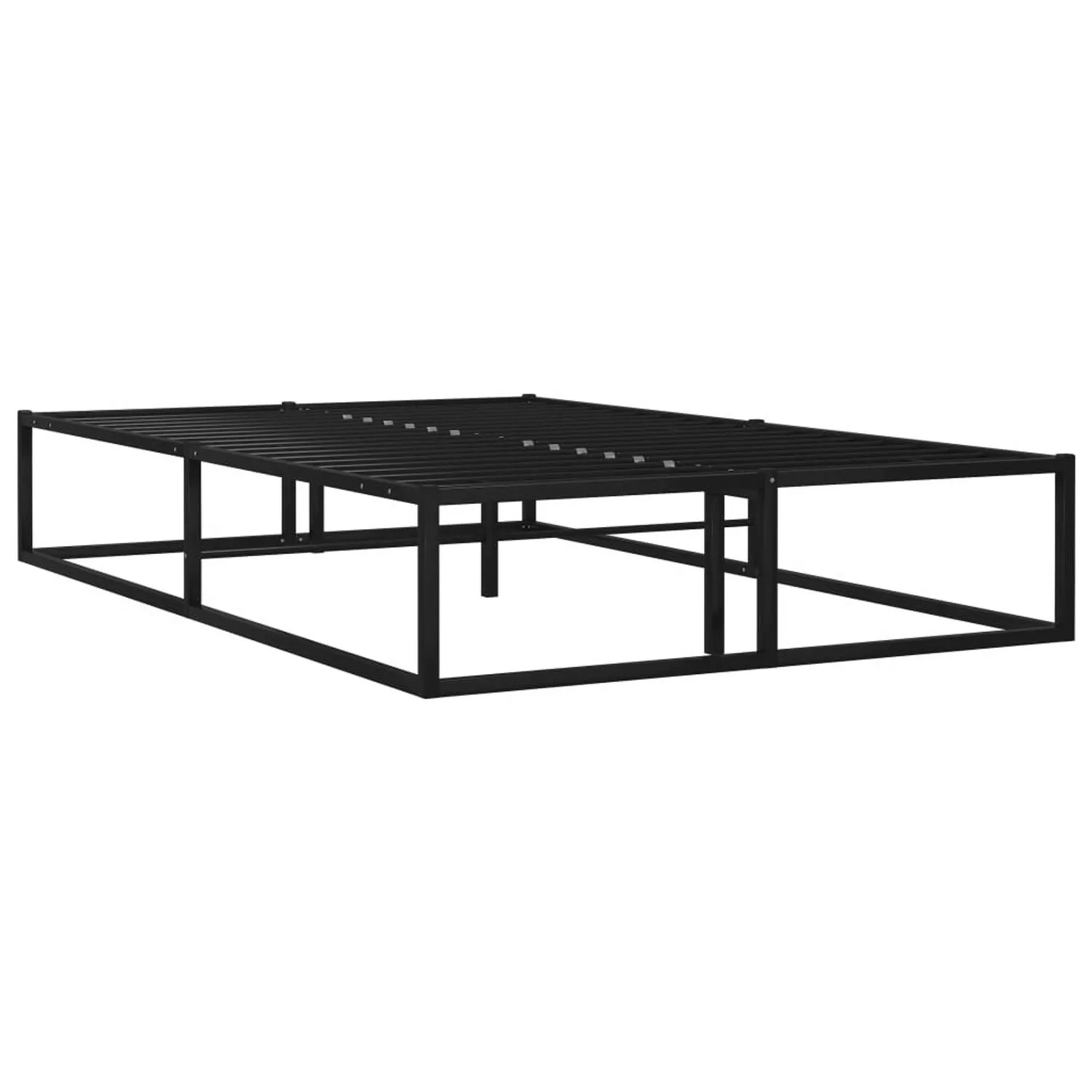 Bettgestell Schwarz Metall 120x200 Cm günstig online kaufen