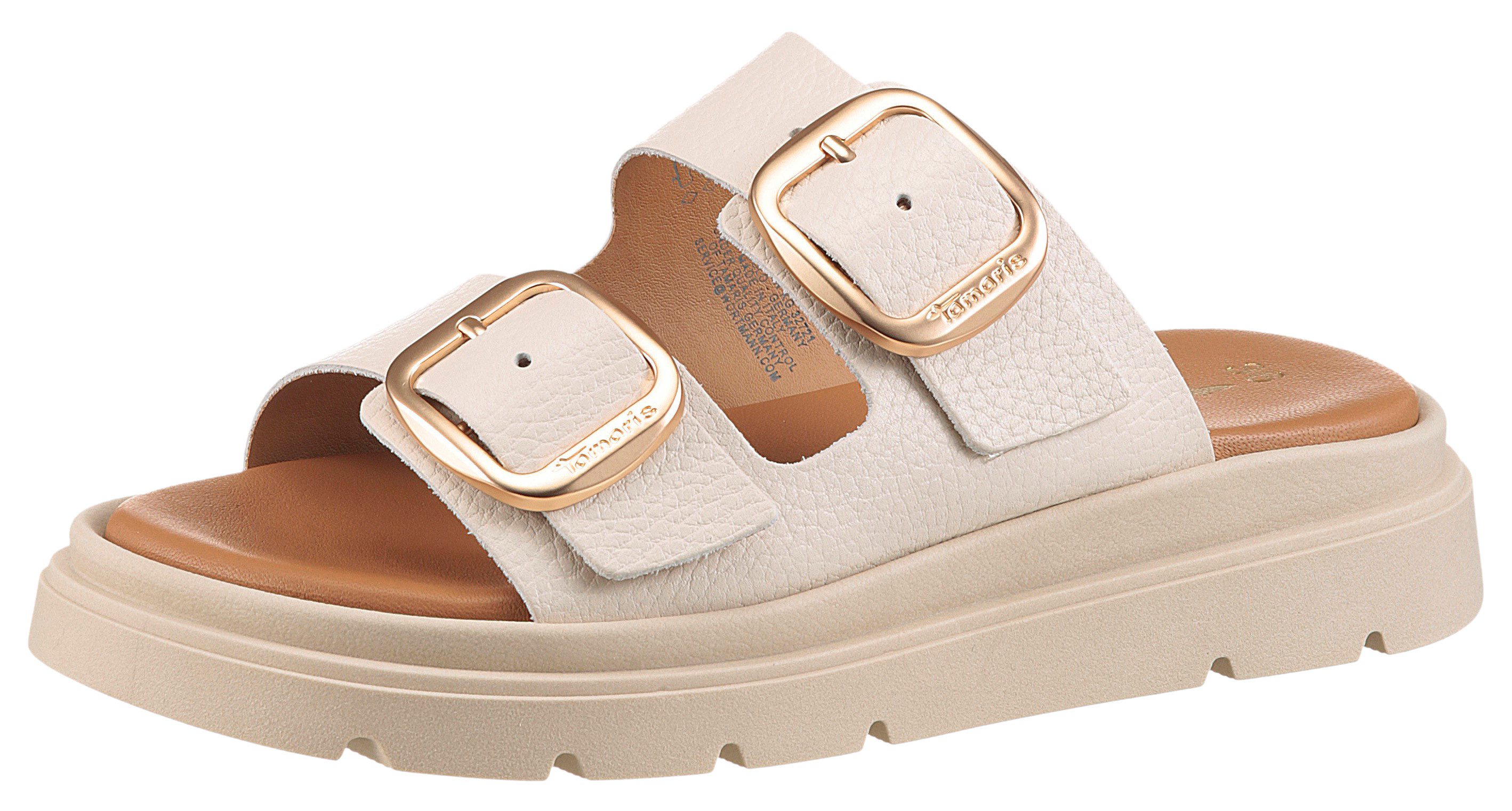 Tamaris Pantolette, Keilabsatz, Plateau, Sommerschuh, mit günstig online kaufen