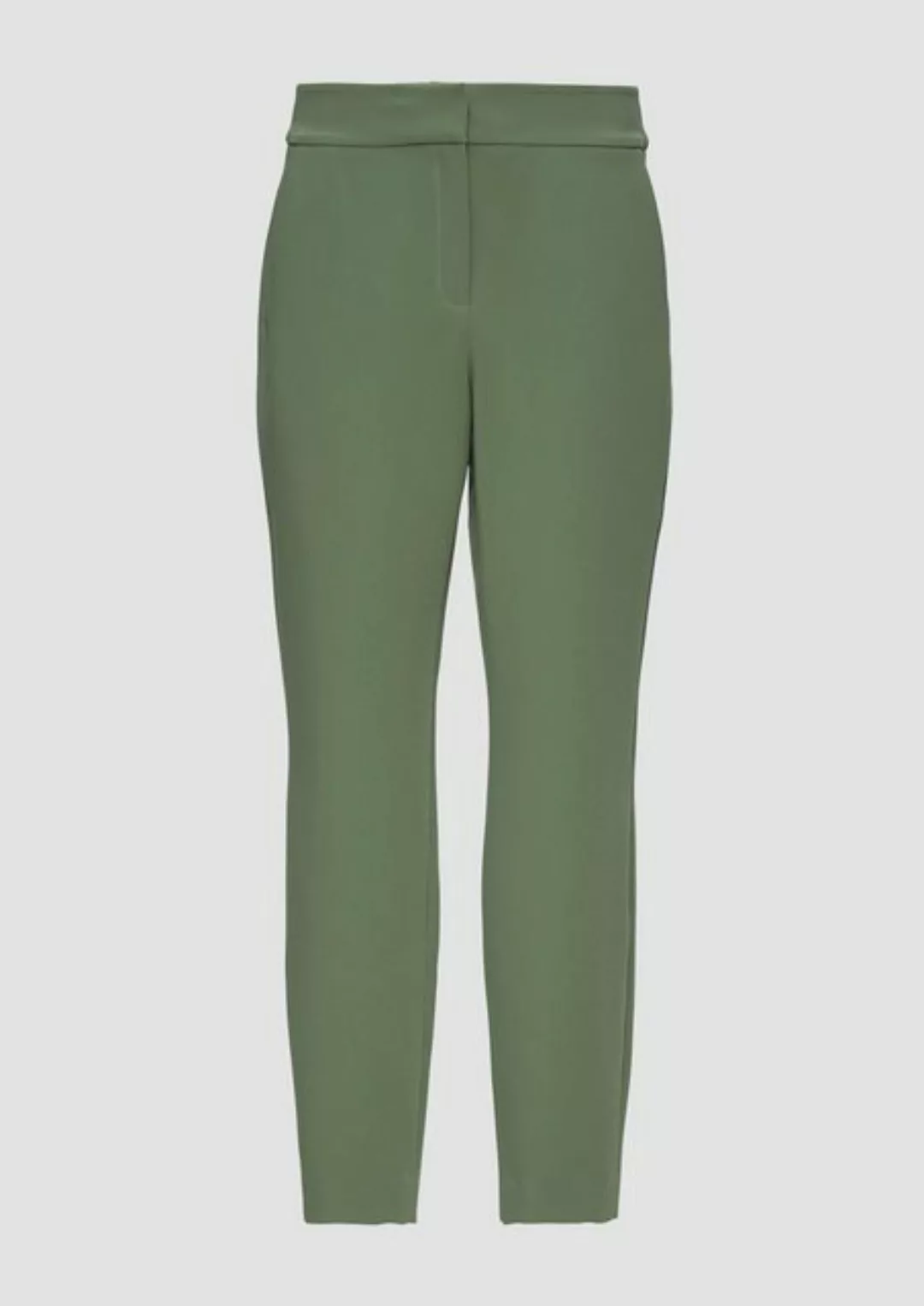 s.Oliver BLACK LABEL 7/8-Hose Slim: Cigarette Pants in Ankle-Länge aus Twil günstig online kaufen