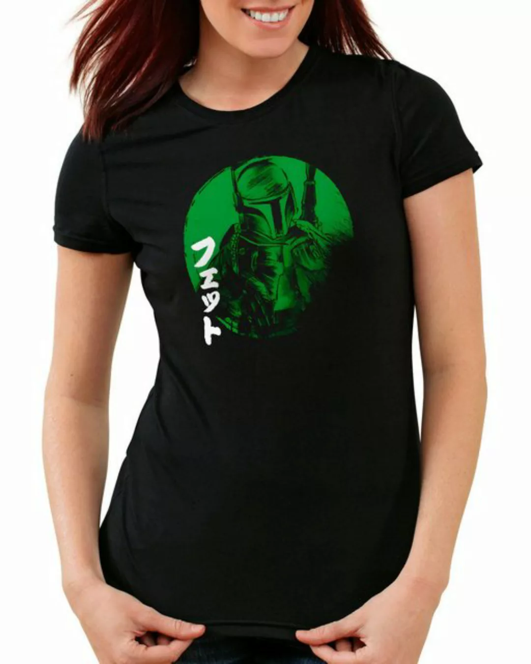 style3 T-Shirt Green Fate yoda wars boba fett mandalorian andor star günstig online kaufen