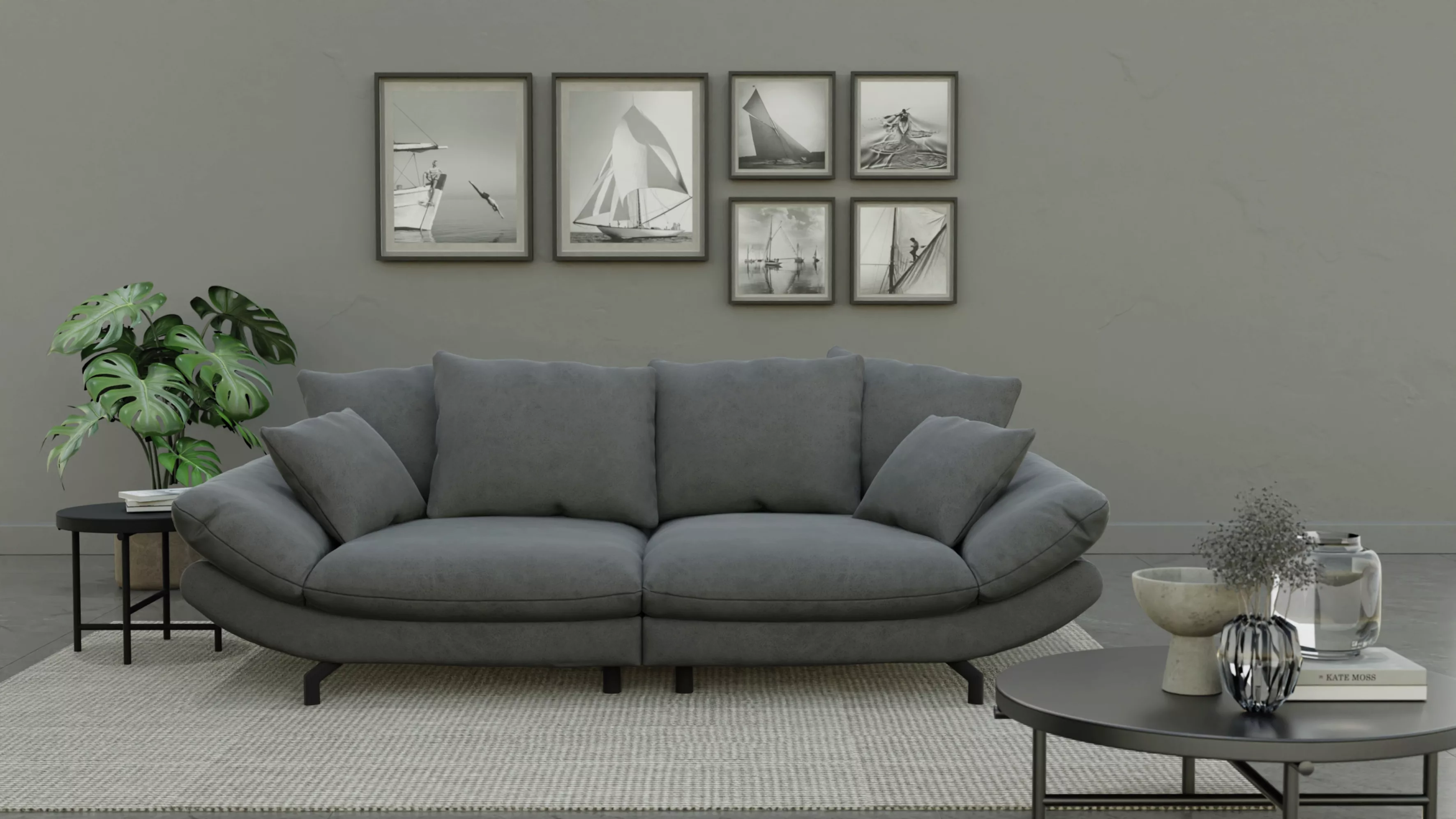 TRENDMANUFAKTUR Big-Sofa "Gizmo, modernes Megasofa zum Wohlfühlen", mit wei günstig online kaufen