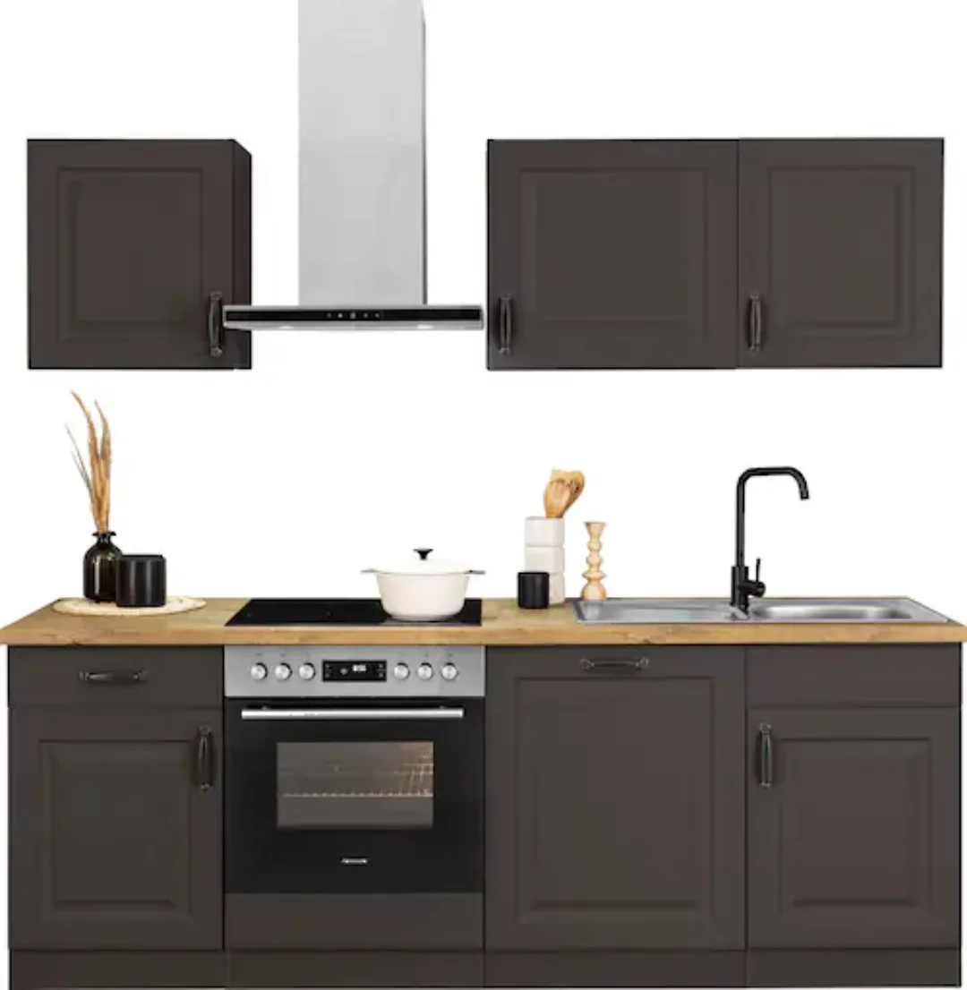 wiho Küchen Küchenzeile "Erla", mit Hanseatic-E-Geräten, Breite 220 cm günstig online kaufen