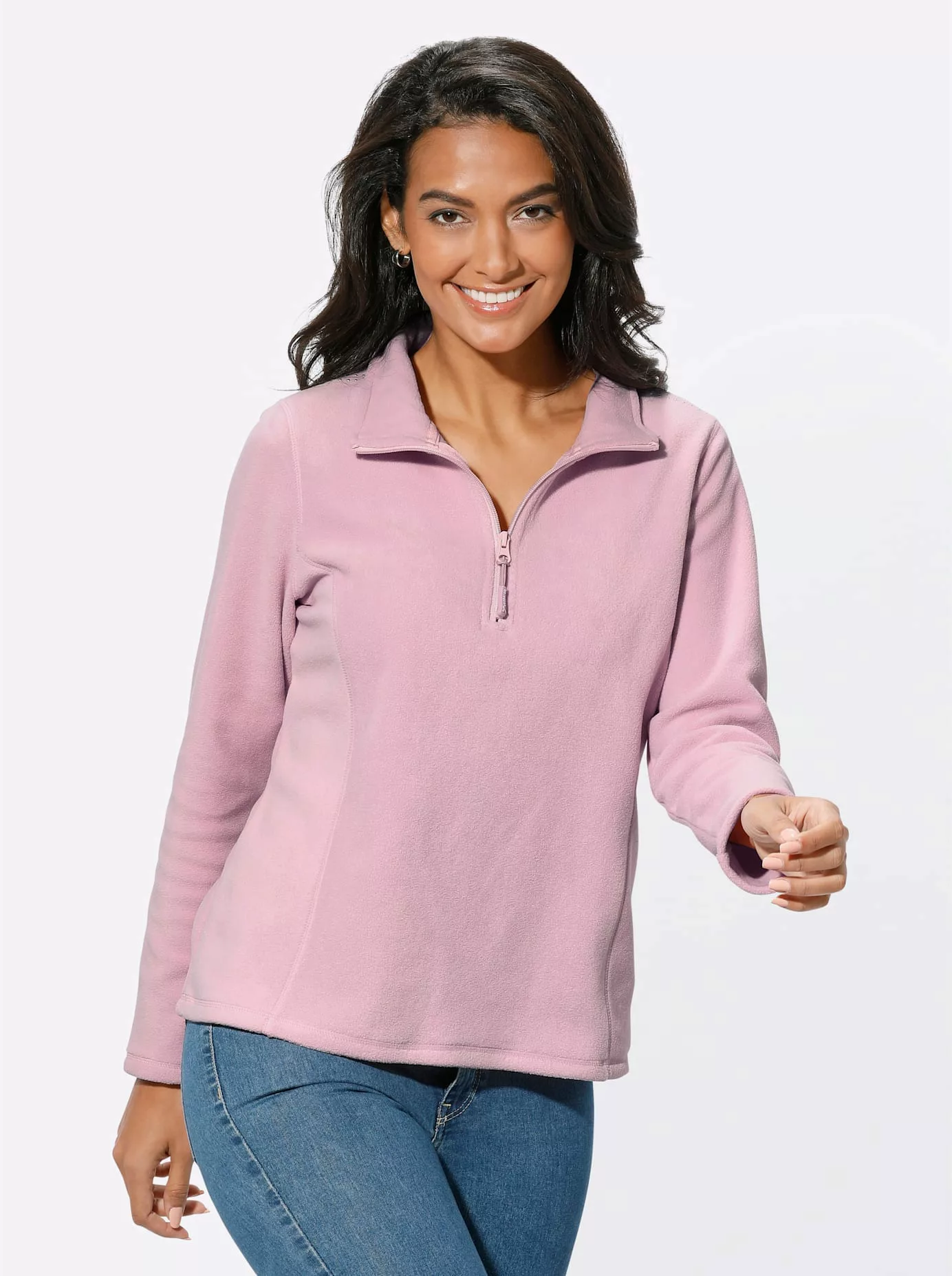 Casual Looks Fleeceshirt "Fleece-Shirt" günstig online kaufen