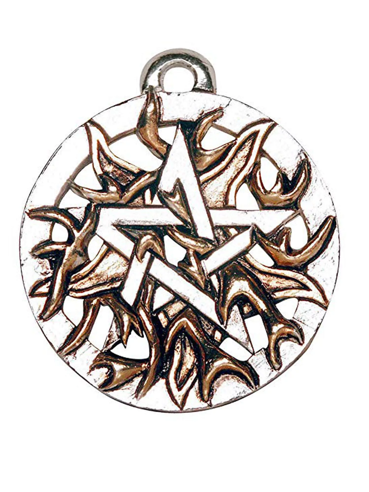 Adelia´s Amulett "Amulett Anhänger Magische Pentagramme Feuer-Pentagramm", günstig online kaufen