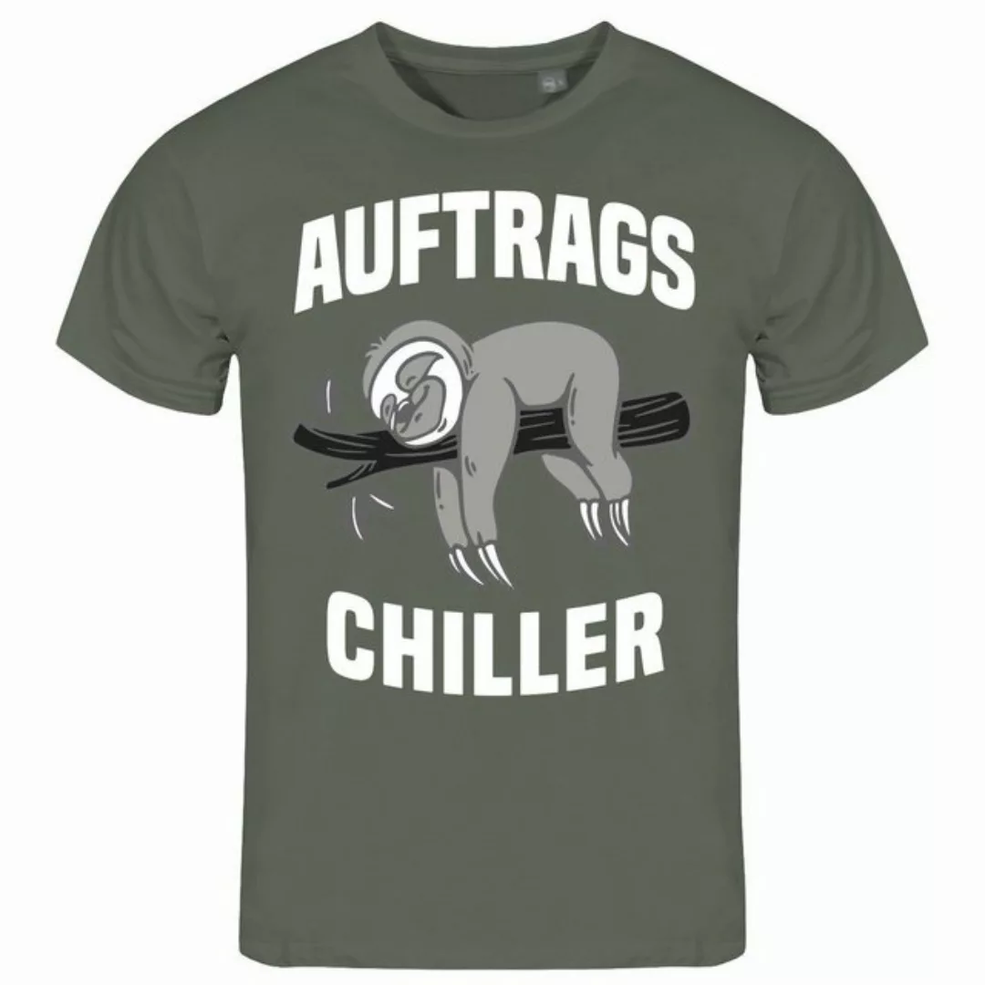 deinshirt Print-Shirt Herren T-Shirt Auftrags Chiller Faultier Funshirt mit günstig online kaufen