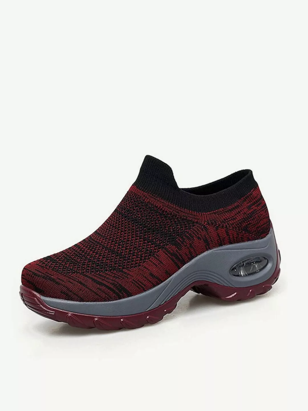 Größe Damen Lässige Outdoor Atmungsaktive Mesh Slip On Plateau Sneakers günstig online kaufen