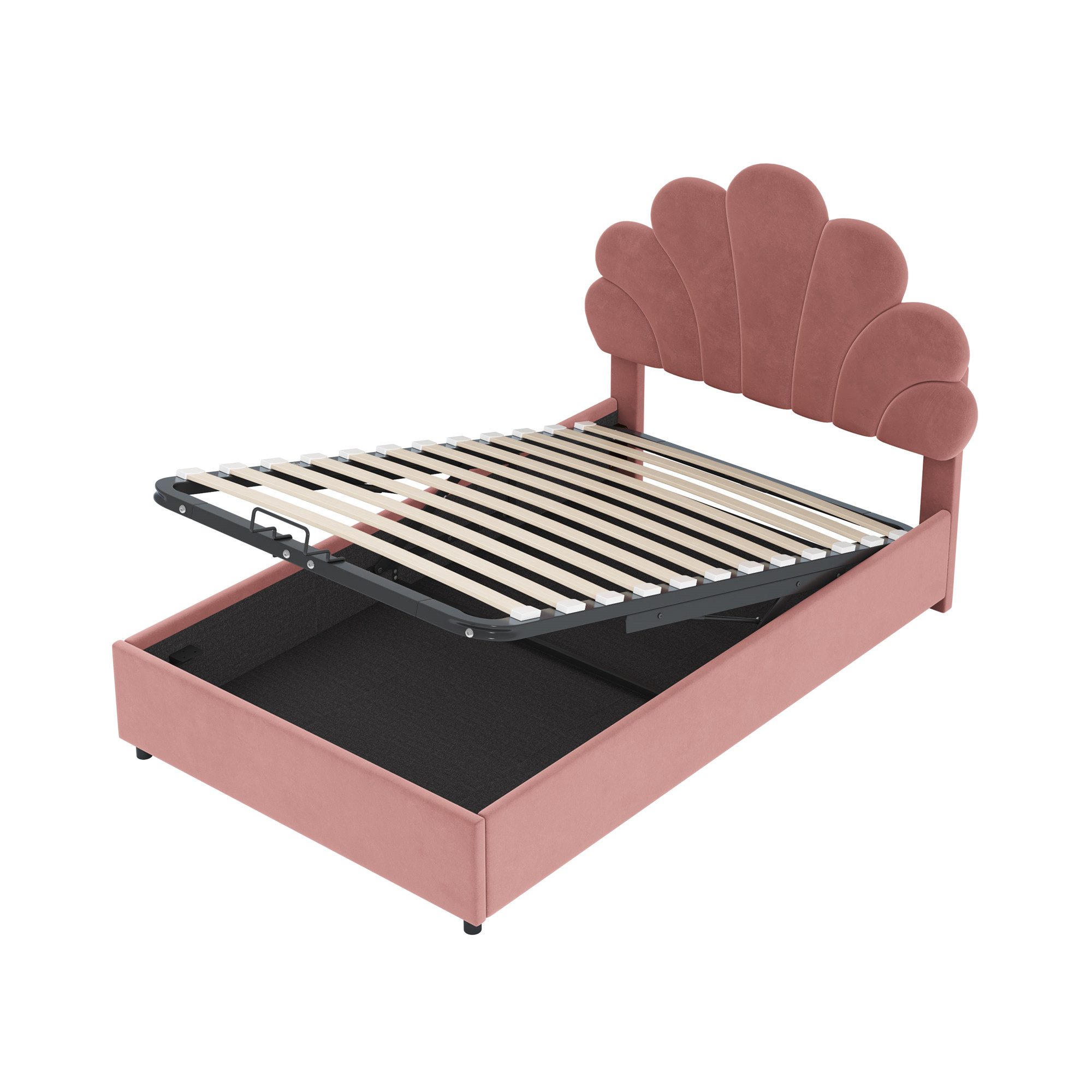 OKWISH Bett Polsterbett Kinderbett Gästebett Einzelbett günstig online kaufen