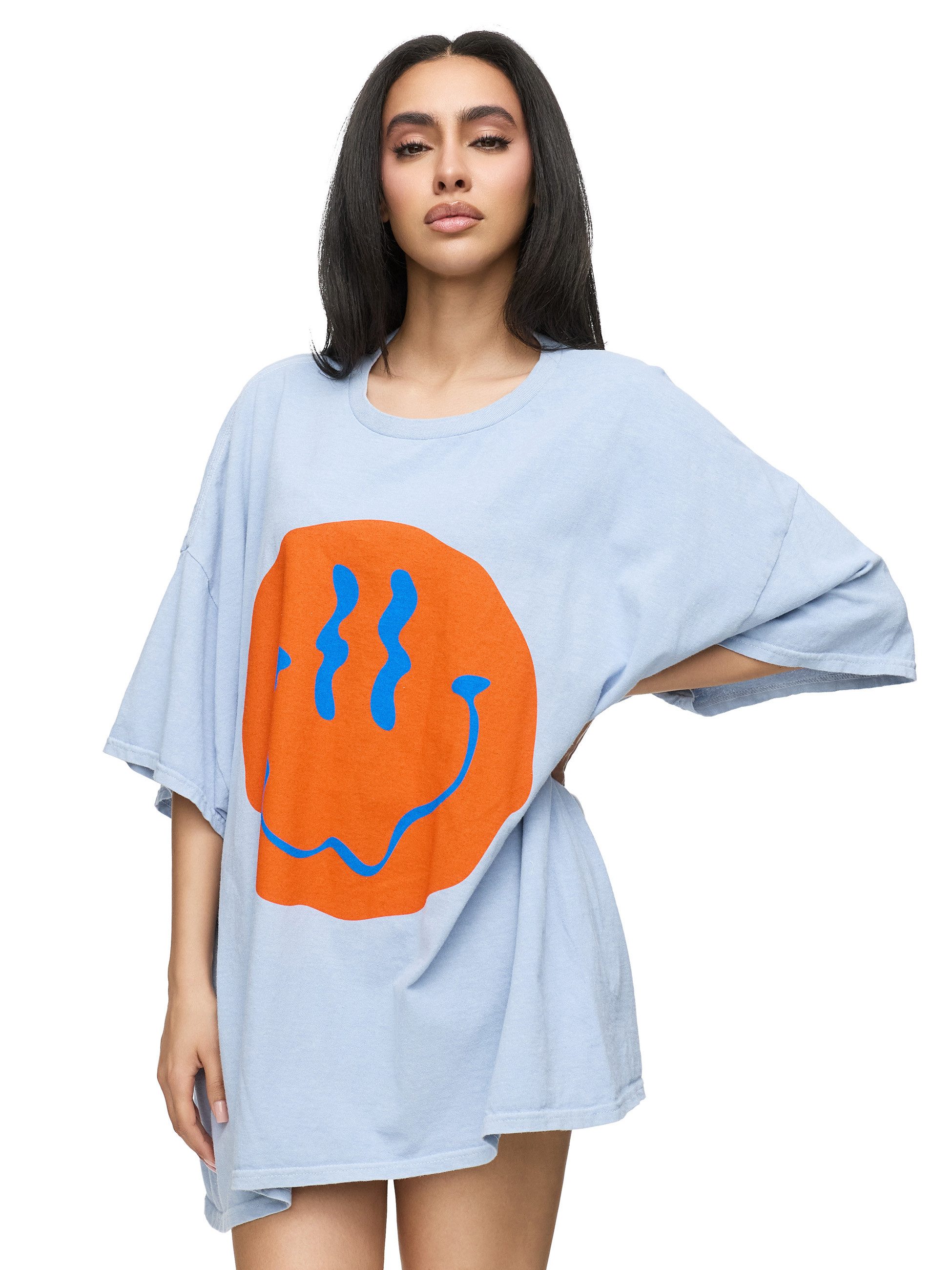 Worldclassca T-Shirt Worldclassca Oversized Print SMILE günstig online kaufen