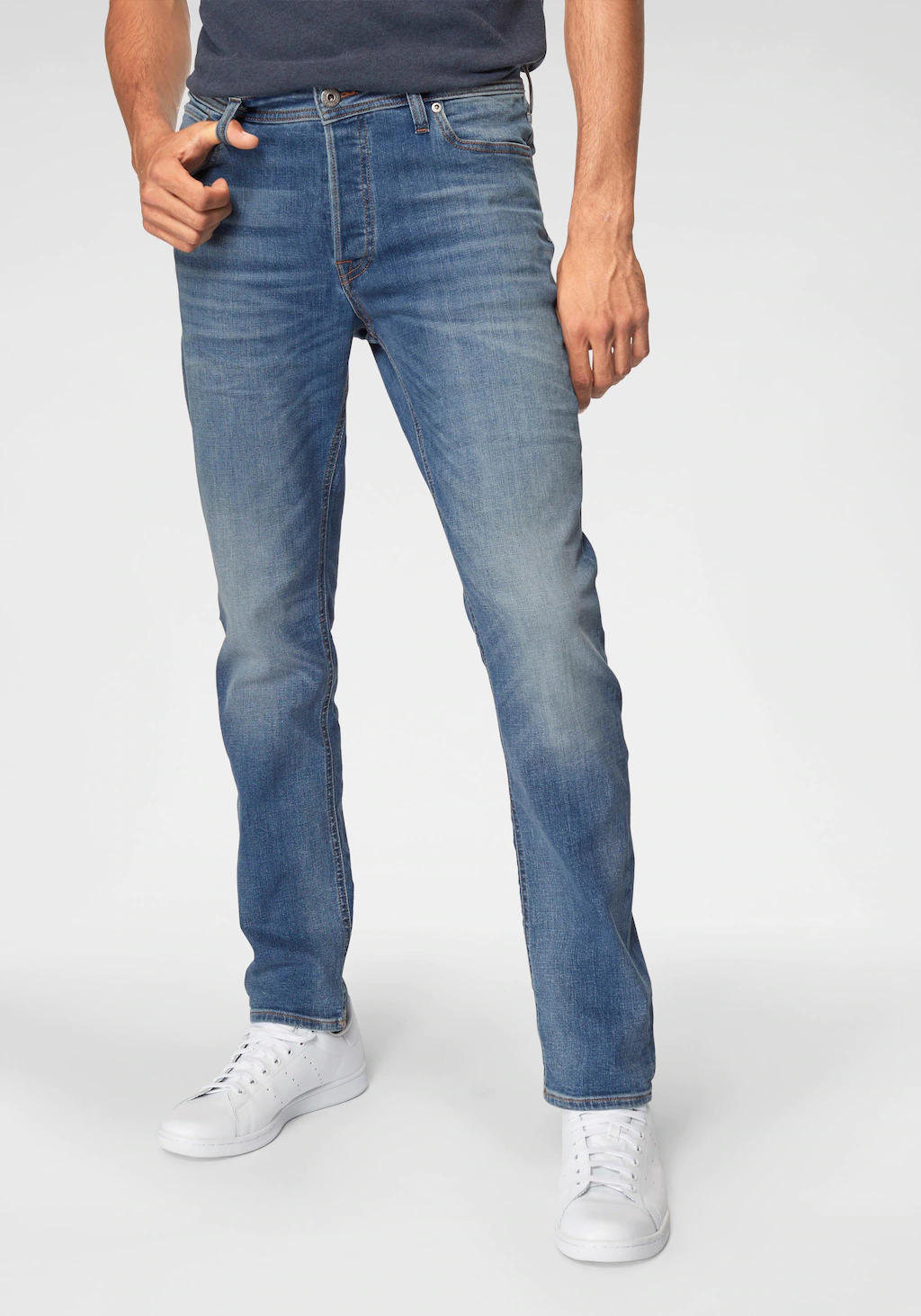 Jack & Jones Herren Jeans JJITIM JJORIGINAL AM 782 50SPS - Slim Fit - Blau günstig online kaufen