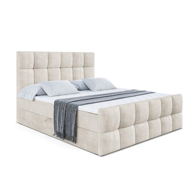 ALTDECOR Boxspringbett RICAR-Z (Multipocket-Matratze H4. H3 Matratze Bonell günstig online kaufen