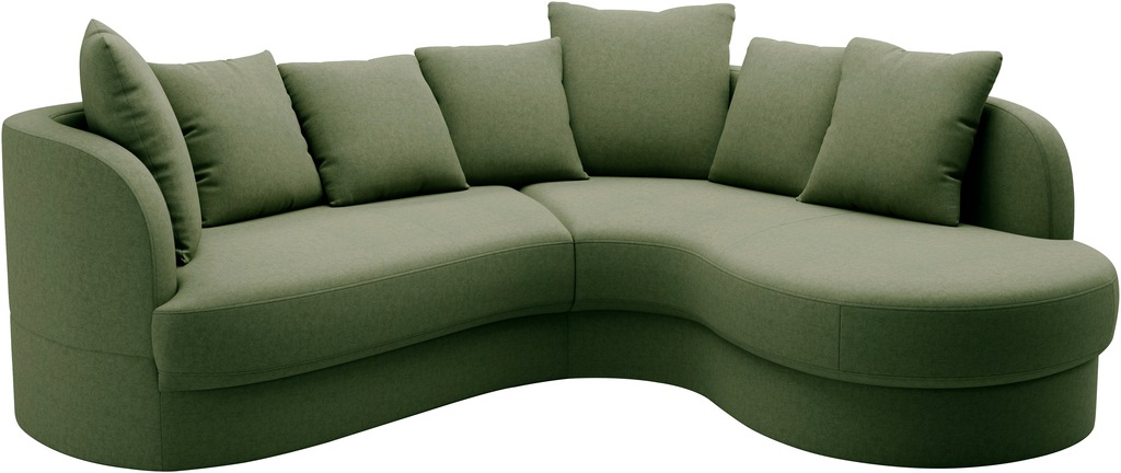 sit&more Ecksofa "Samba L-Form", moderne organische Form, inkl. 7 loser Rüc günstig online kaufen