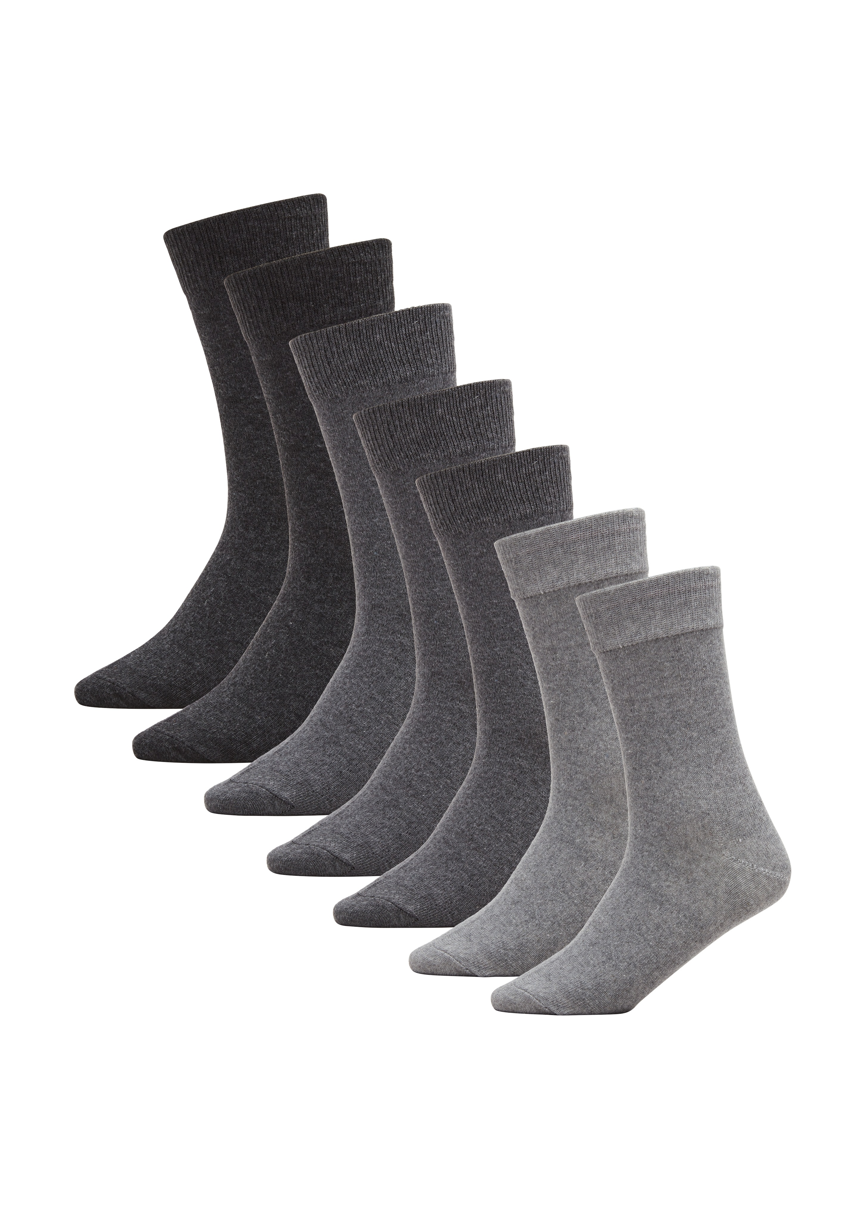 s.Oliver Sneakersocken "essentials", (7 Paar), mit nahtlosem Zehenbereich günstig online kaufen