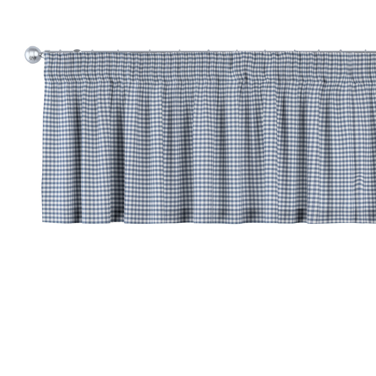 Kurzgardine mit Kräuselband, marinenblau-ecru , 130 x 40 cm, Quadro (136-00 günstig online kaufen