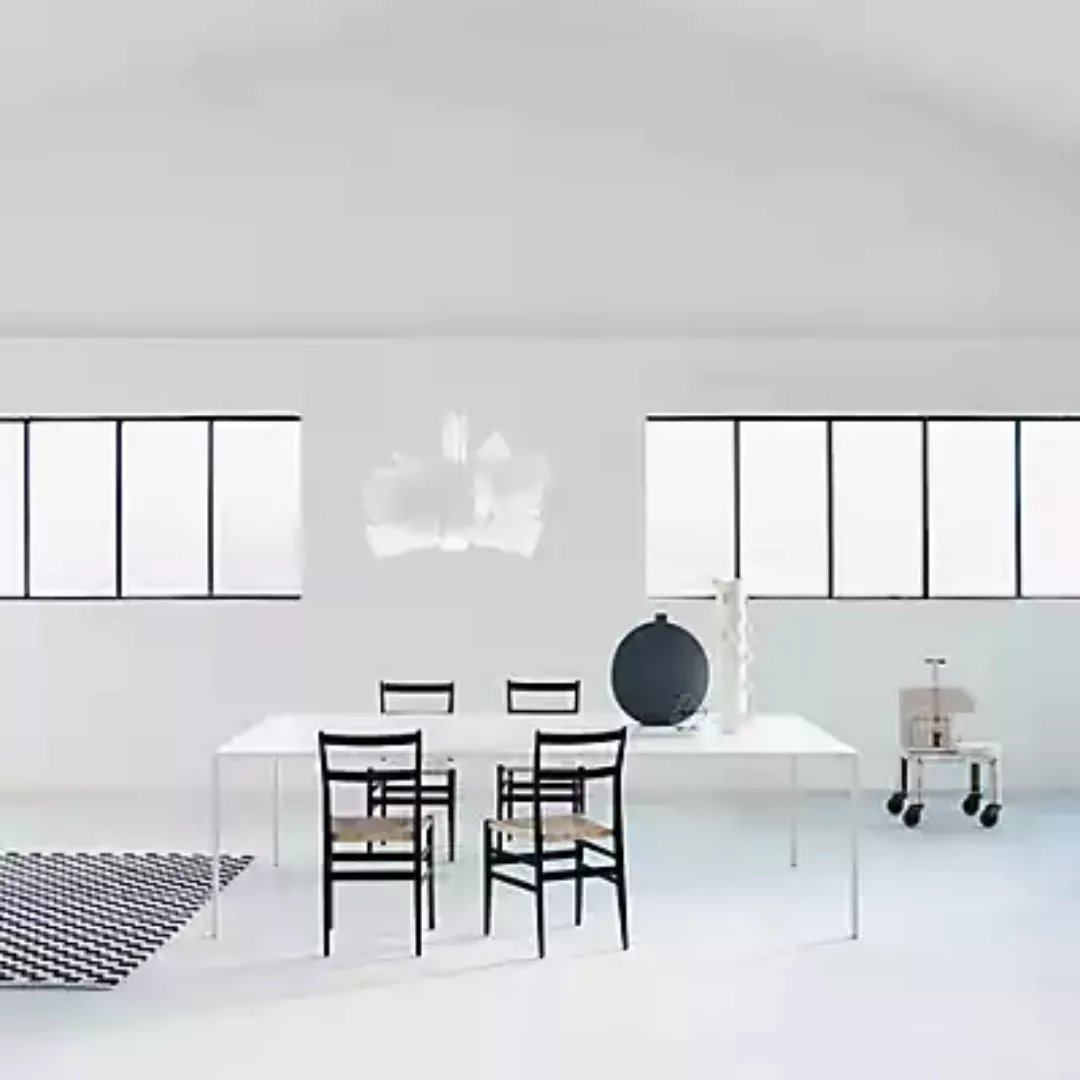 Foscarini Big Bang Sospensione LED, weiß - L - ø144 cm - dimmbar - Push/Dal günstig online kaufen