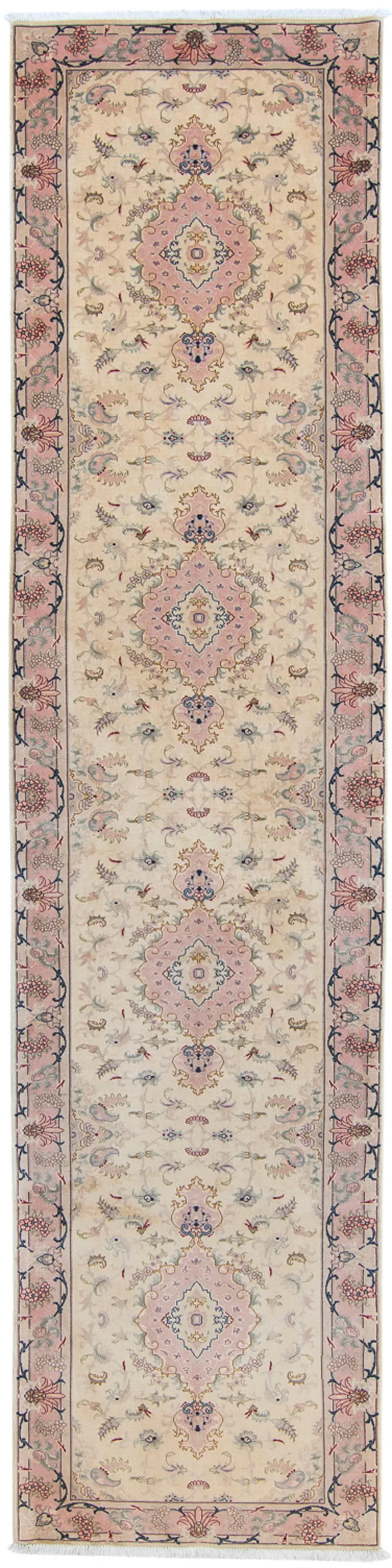 morgenland Orientteppich »Perser - Täbriz - Royal - 397 x 87 cm - beige«, r günstig online kaufen