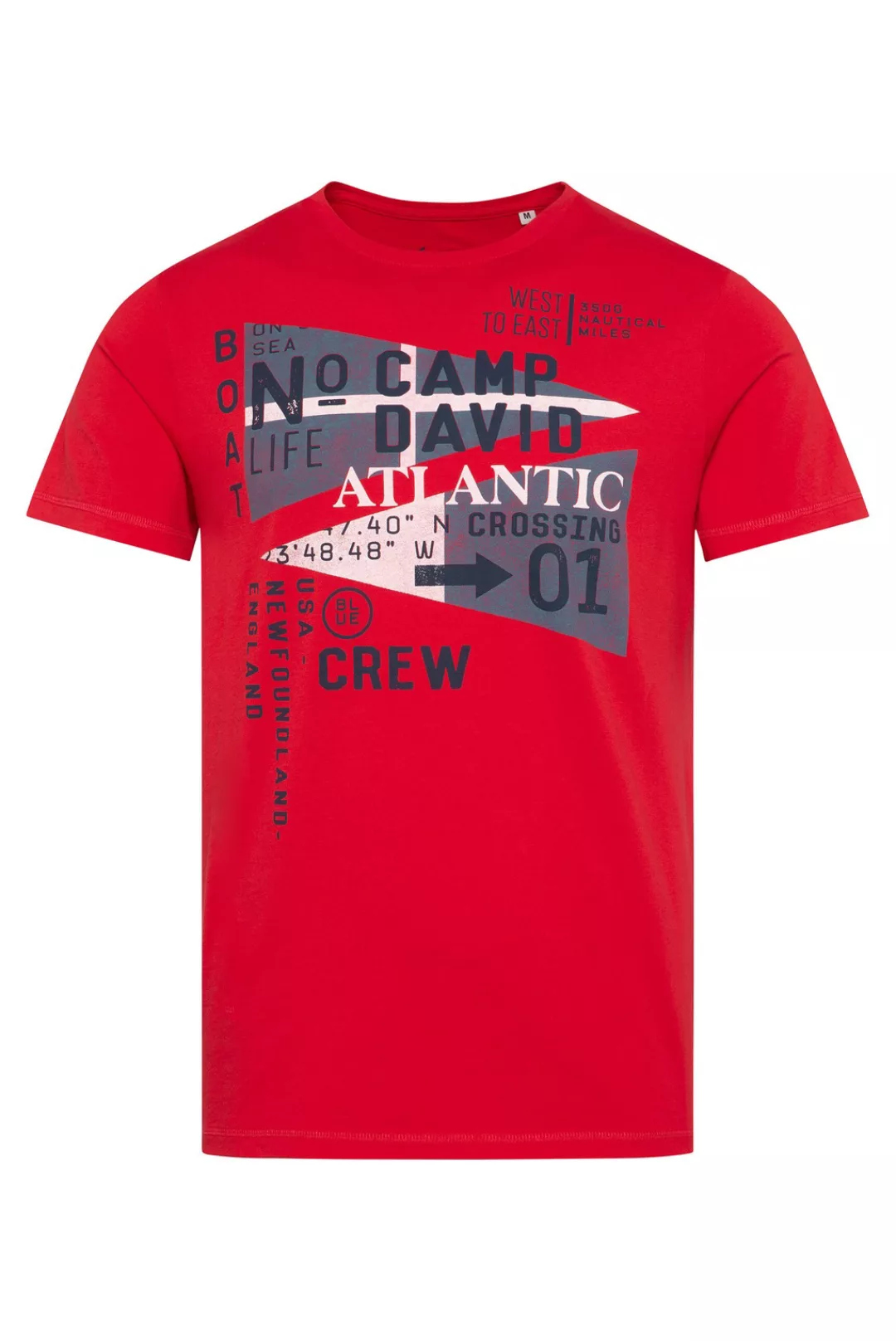CAMP DAVID Rundhalsshirt, aus Baumwolle günstig online kaufen