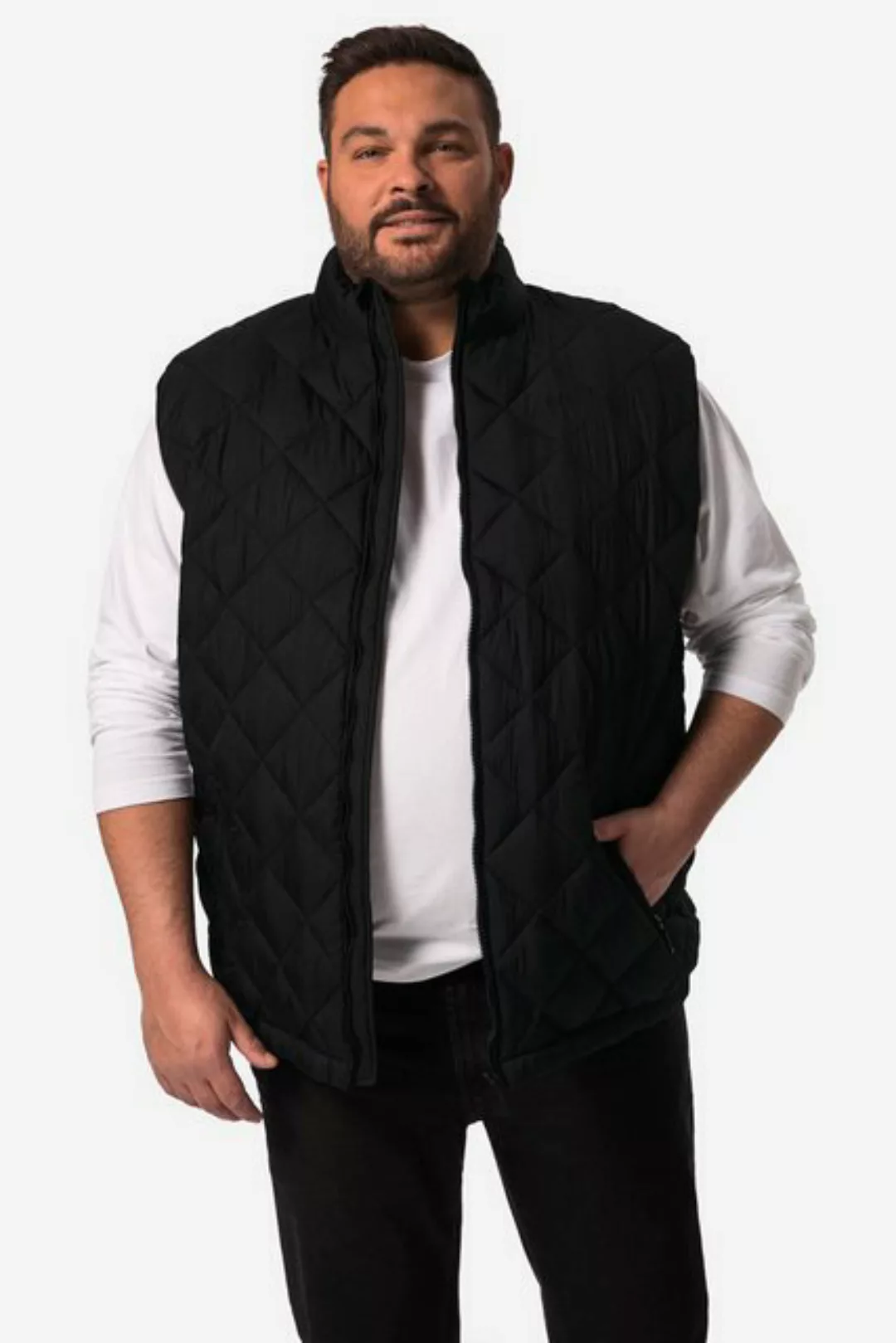 Men Plus Steppweste Men+ Steppweste Stehkragen bis 8 XL günstig online kaufen